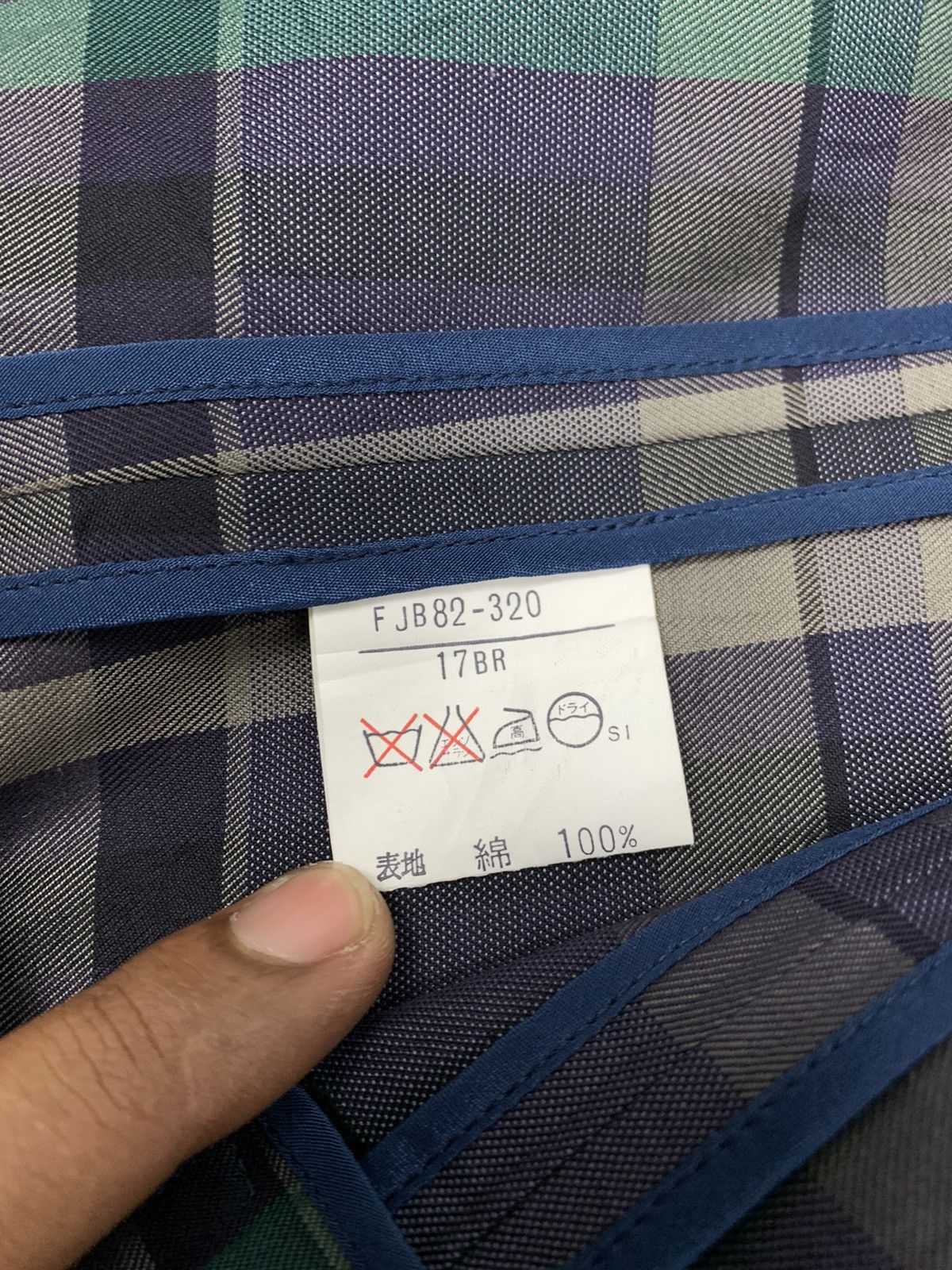 Burberry × Japanese Brand × Other BURBERRY NOVA PLAID CHECKERED ART CASUAL SUIT BLAZER JACKET Size 40R - 15 Thumbnail