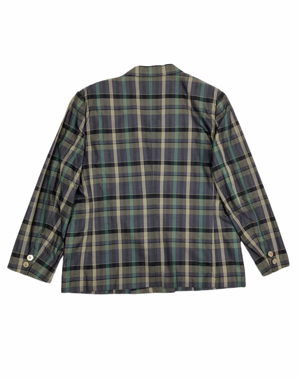 Burberry × Japanese Brand × Other BURBERRY NOVA PLAID CHECKERED ART CASUAL SUIT BLAZER JACKET Size 40R - 2 Thumbnail