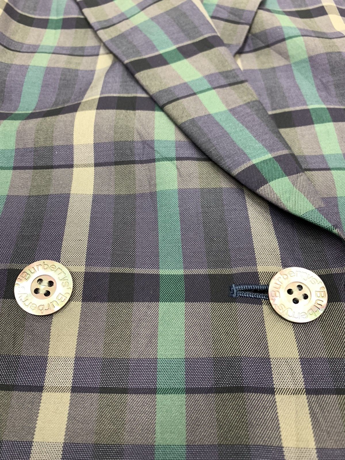 Burberry × Japanese Brand × Other BURBERRY NOVA PLAID CHECKERED ART CASUAL SUIT BLAZER JACKET Size 40R - 5 Thumbnail