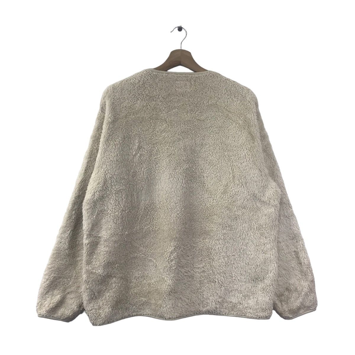 Engineered Garments ENGINEERED GARMENTS UNIQLO Sherpa Fleece Cream Sweatshirt Size US L / EU 52-54 / 3 - 6 Thumbnail
