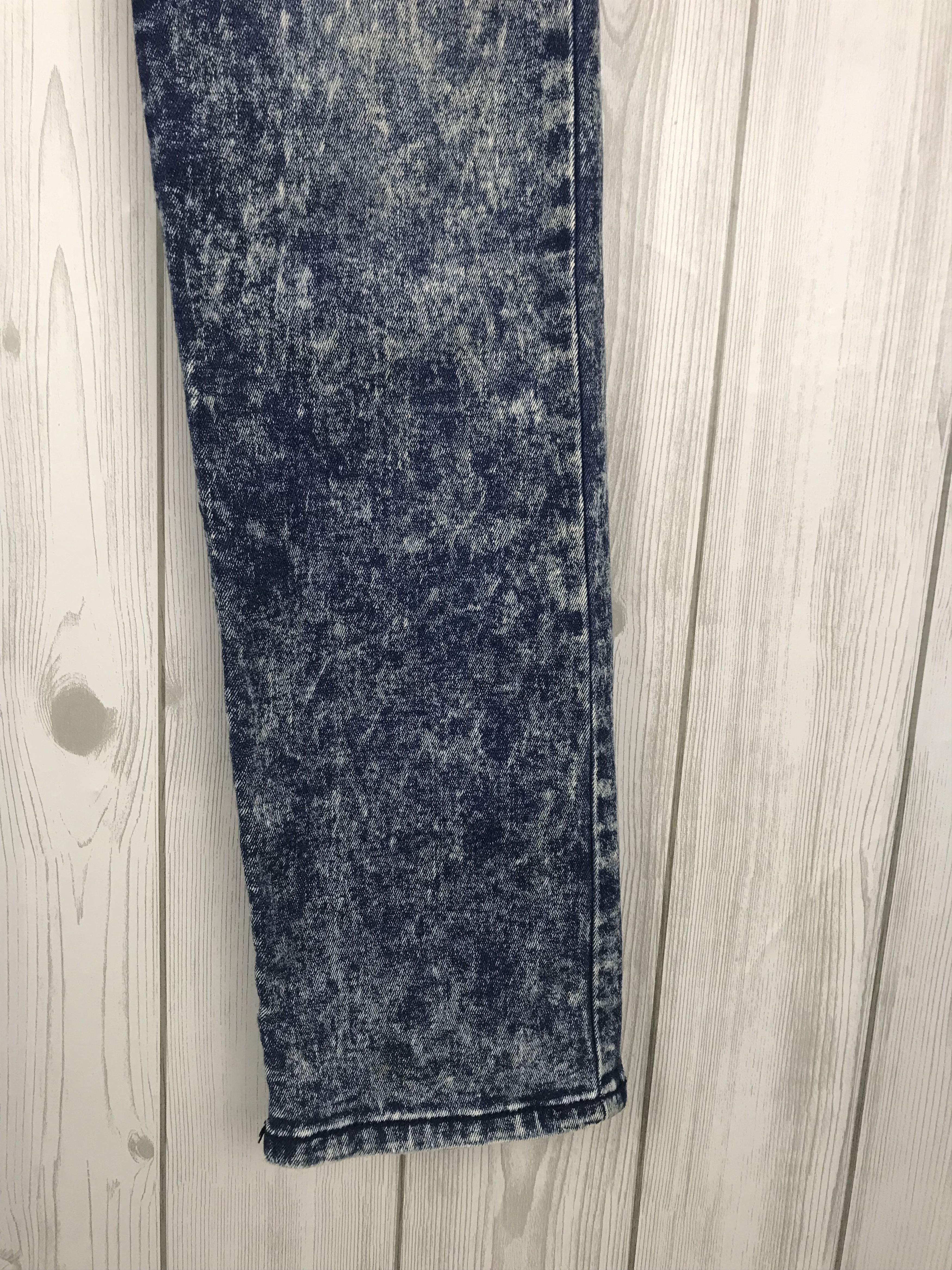 Lad Musician LAD MUSICIAN Acid/Bleach Ripped Skinny Denim Jeans Size US 32 / EU 48 - 3 Thumbnail