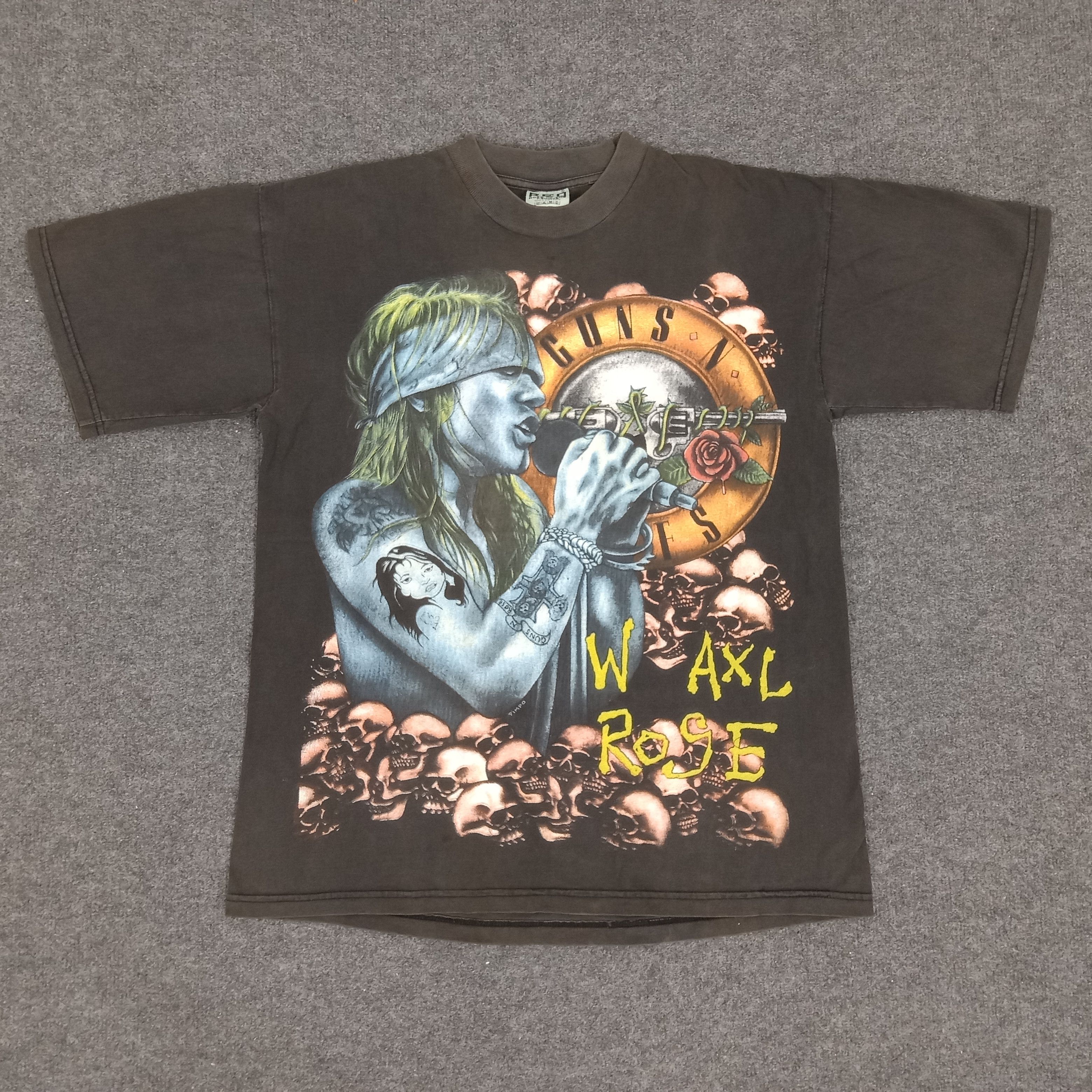 Band Tees × Guns N' Roses × Vintage Vintage 90's Guns N Roses American Rock Band Tshirt Size US M / EU 48-50 / 2 - 1 Thumbnail