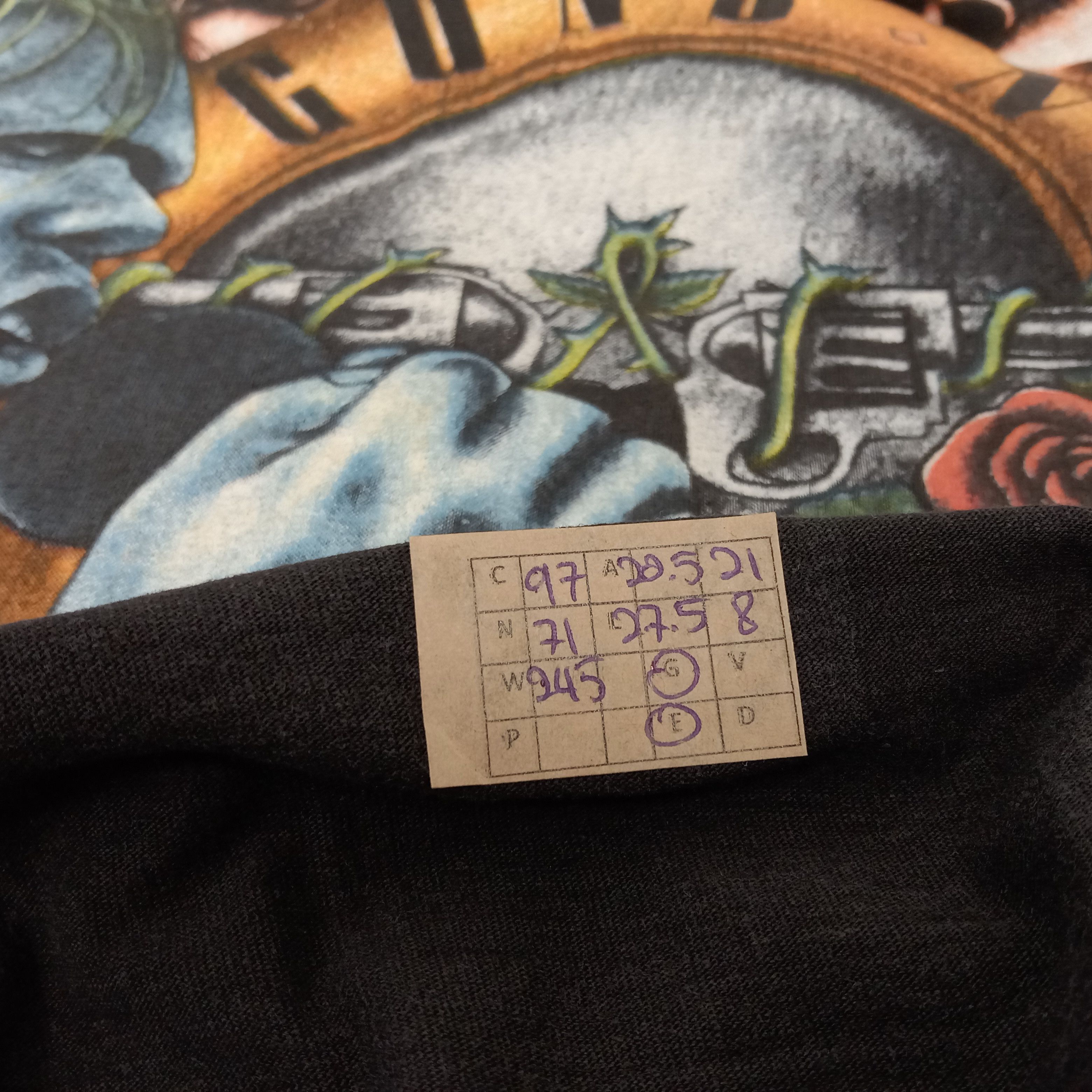 Band Tees × Guns N' Roses × Vintage Vintage 90's Guns N Roses American Rock Band Tshirt Size US M / EU 48-50 / 2 - 7 Thumbnail