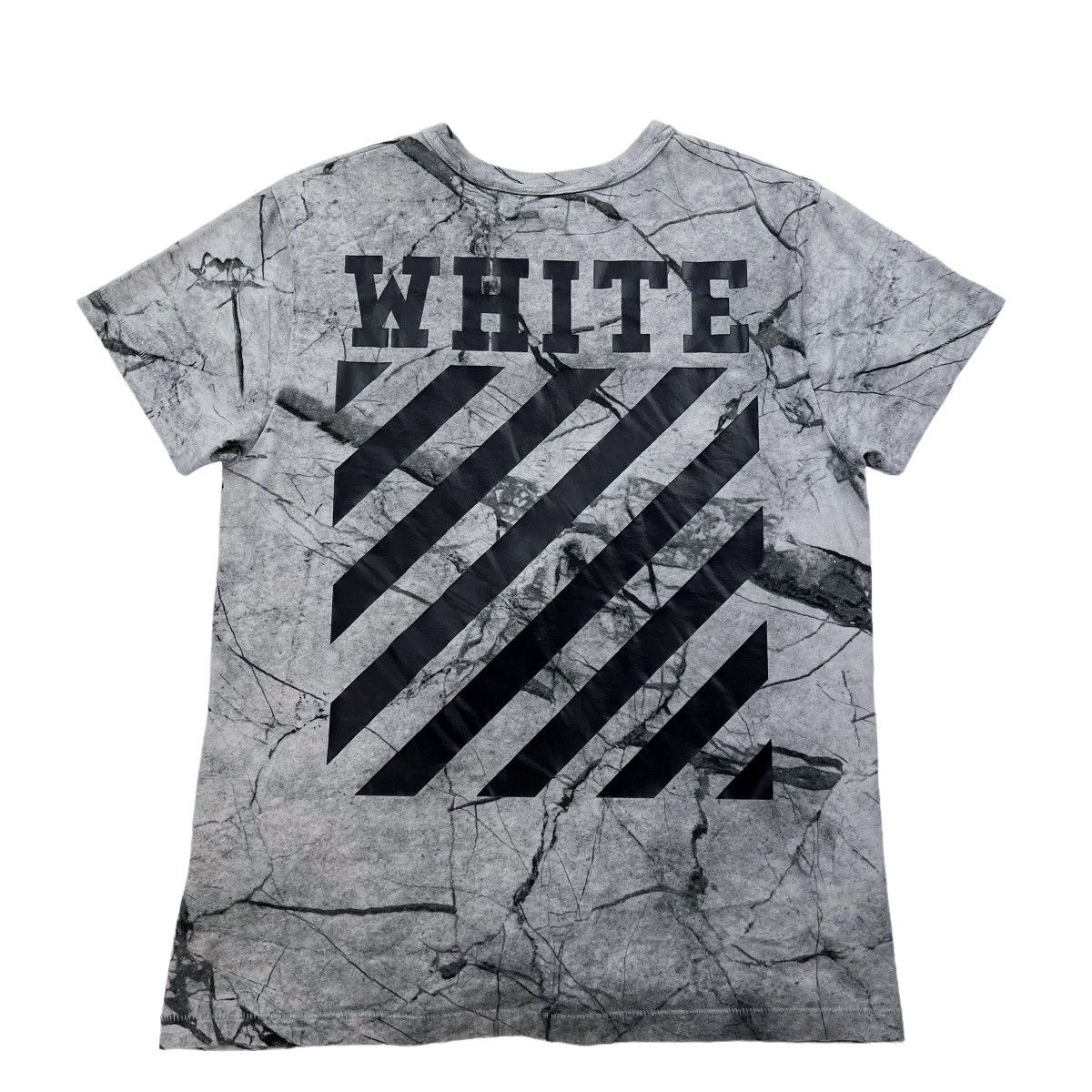 Off-White Off-White Caravaggio Marble T Shirt Size US XXS / EU 40 - 3 Thumbnail