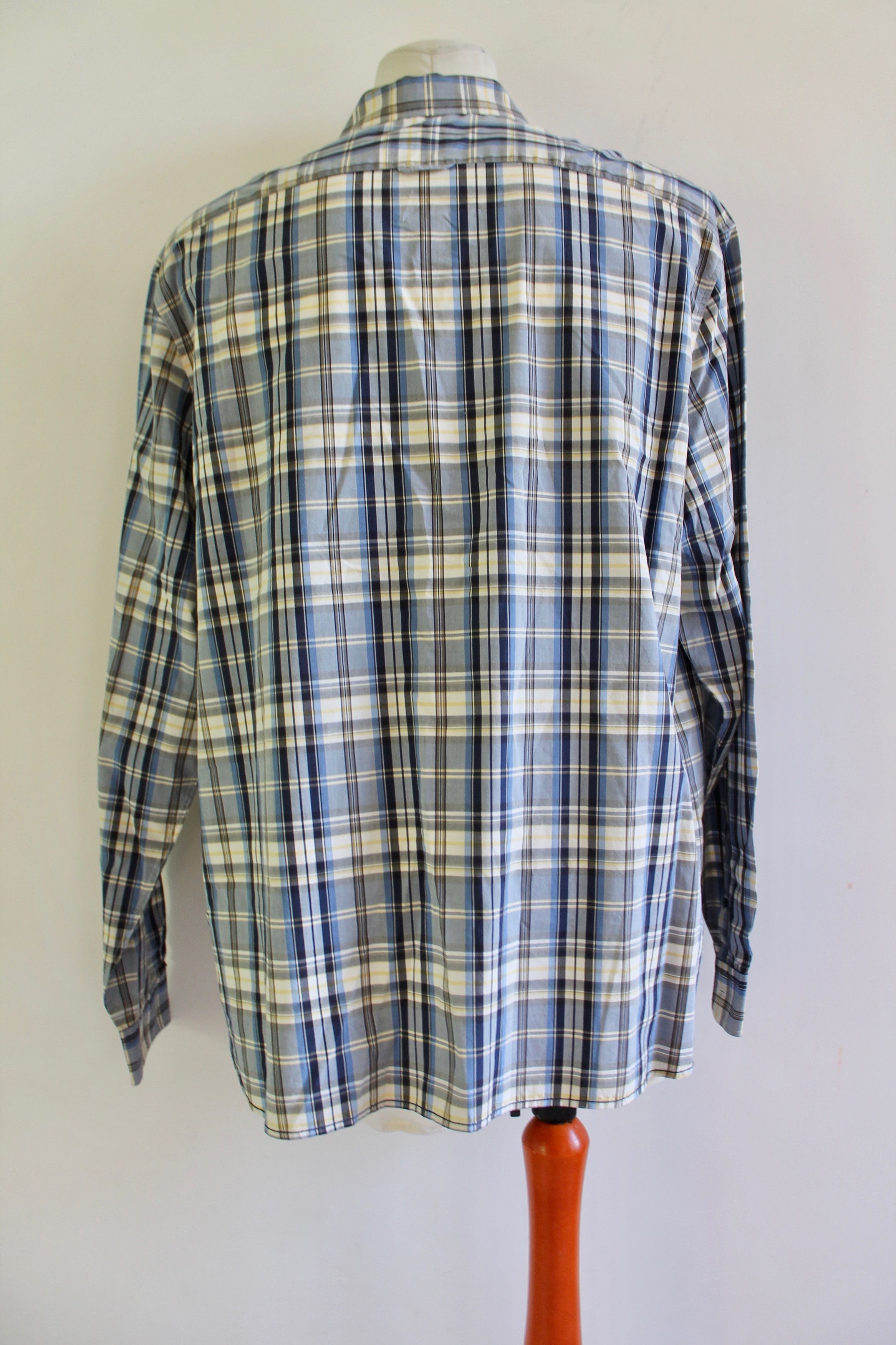 Lacoste LACOSTE vintage shirt Checkered plaid cotton casual XXL Size US XXL / EU 58 / 5 - 4 Thumbnail