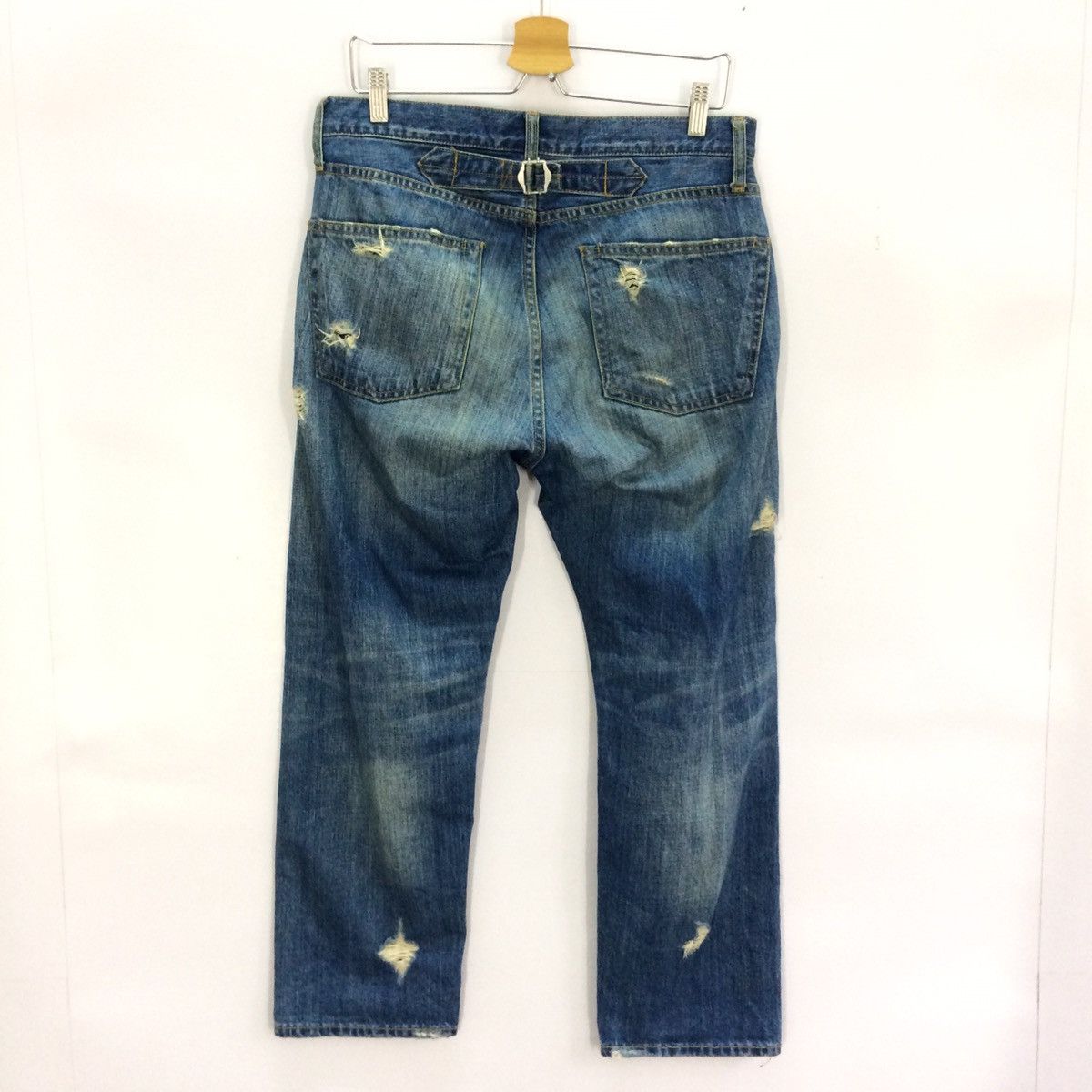 Japanese Brand × Journal Standard Journal Standard distressed design patchwork jeans pant Size US 30 / EU 46 - 7 Thumbnail