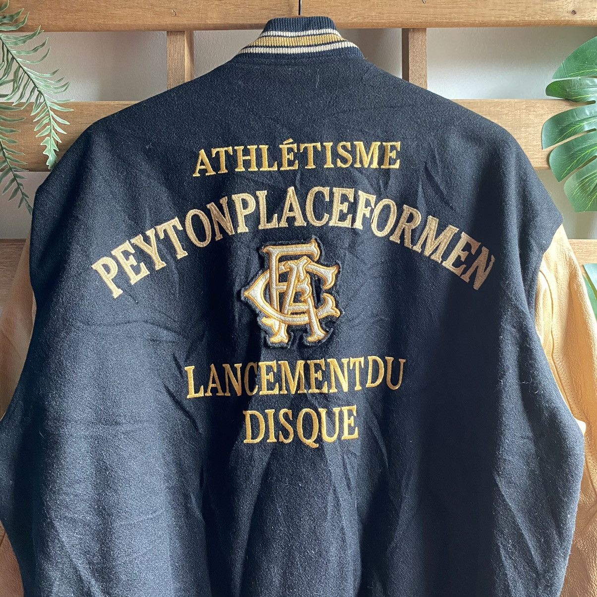 Japanese Brand × PPFM PPFM Varsity Wool Leather Jacket Beige Size US L / EU 52-54 / 3 - 17 Thumbnail