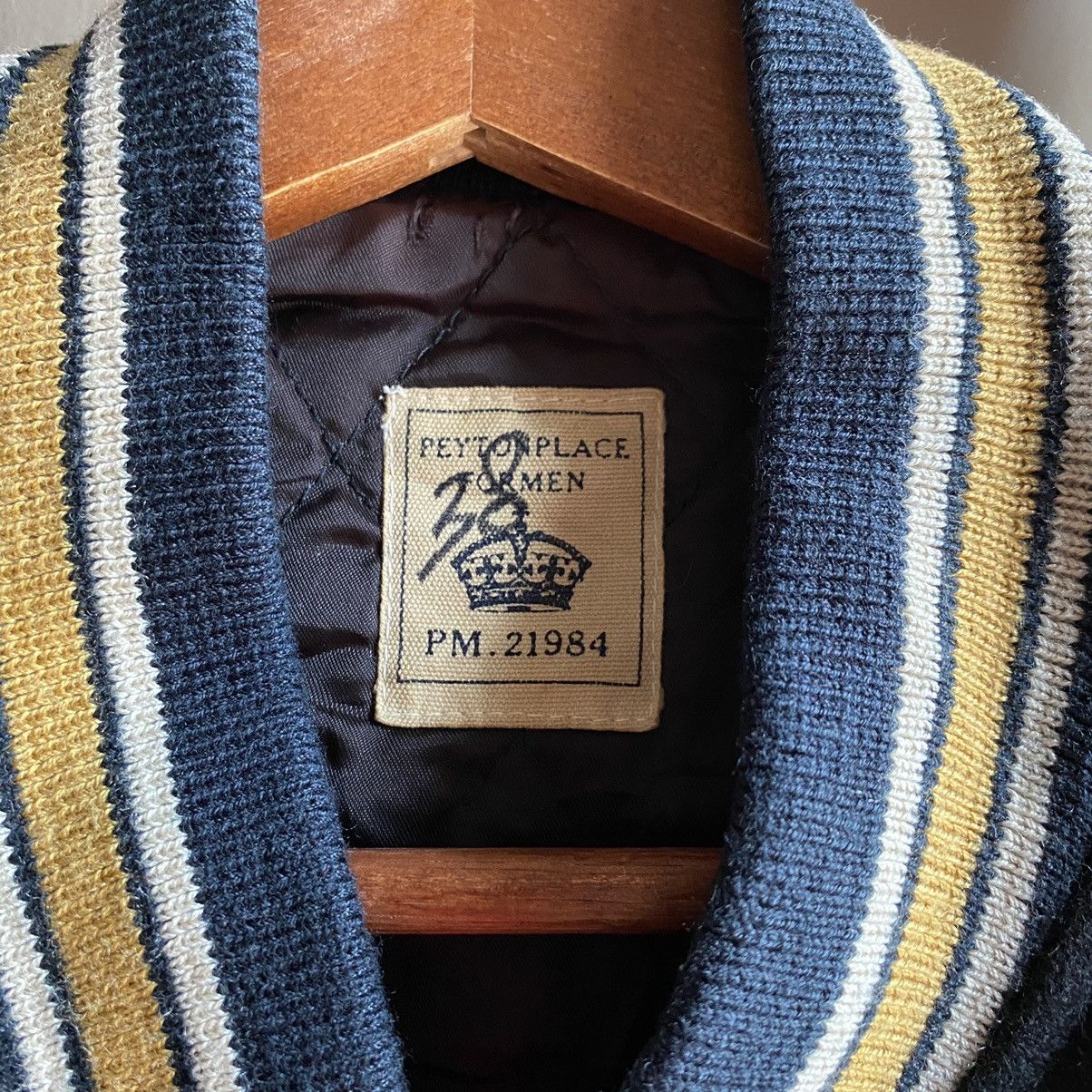 Japanese Brand × PPFM PPFM Varsity Wool Leather Jacket Beige Size US L / EU 52-54 / 3 - 4 Thumbnail