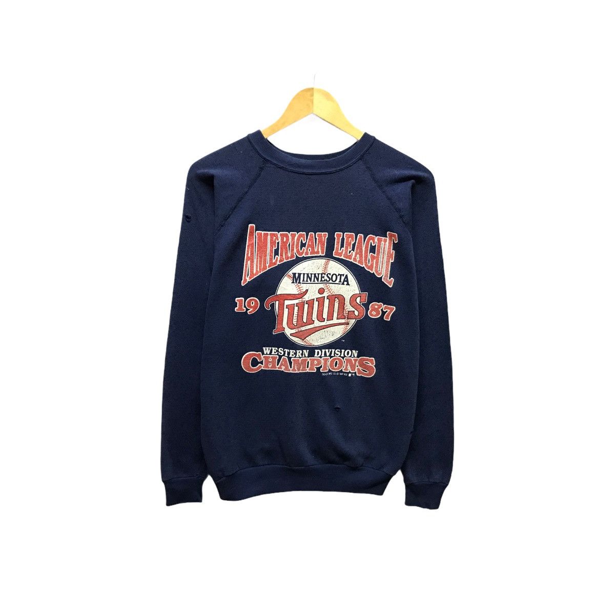 MLB × Sports Specialties × USA Olympics Vintage Minnesota Twins 1987 American League Sweatshirt Size US M / EU 48-50 / 2 - 1 Thumbnail