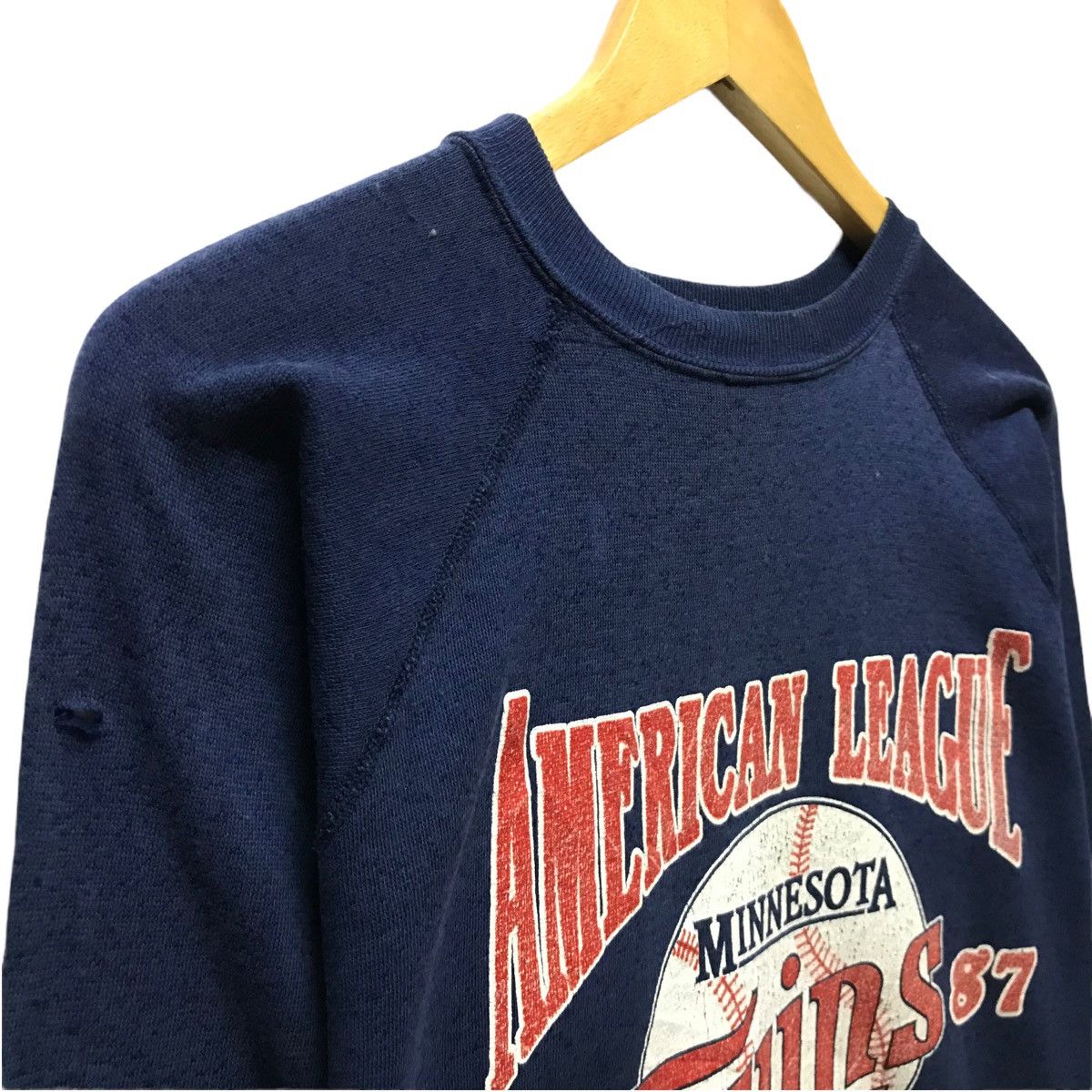 MLB × Sports Specialties × USA Olympics Vintage Minnesota Twins 1987 American League Sweatshirt Size US M / EU 48-50 / 2 - 3 Thumbnail