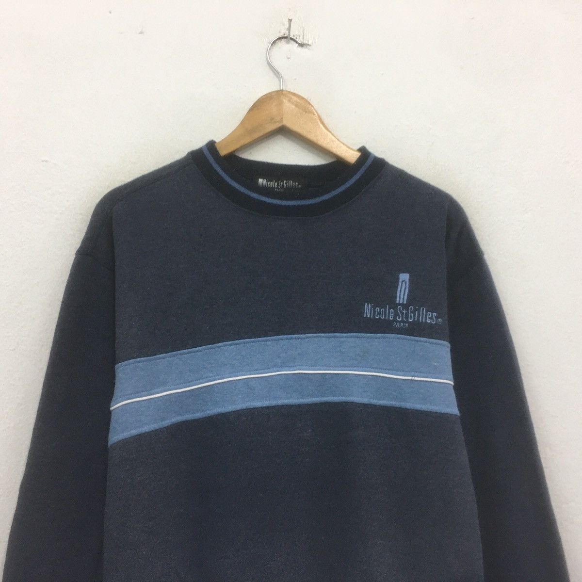 Japanese Brand × Vintage Vintage NICOLE SAINT GILLES Paris Embroidery Logo Size US M / EU 48-50 / 2 - 2 Thumbnail
