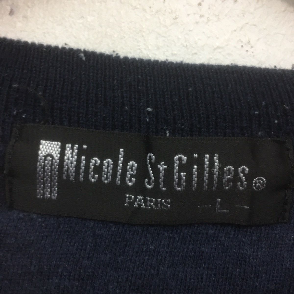 Japanese Brand × Vintage Vintage NICOLE SAINT GILLES Paris Embroidery Logo Size US M / EU 48-50 / 2 - 5 Thumbnail