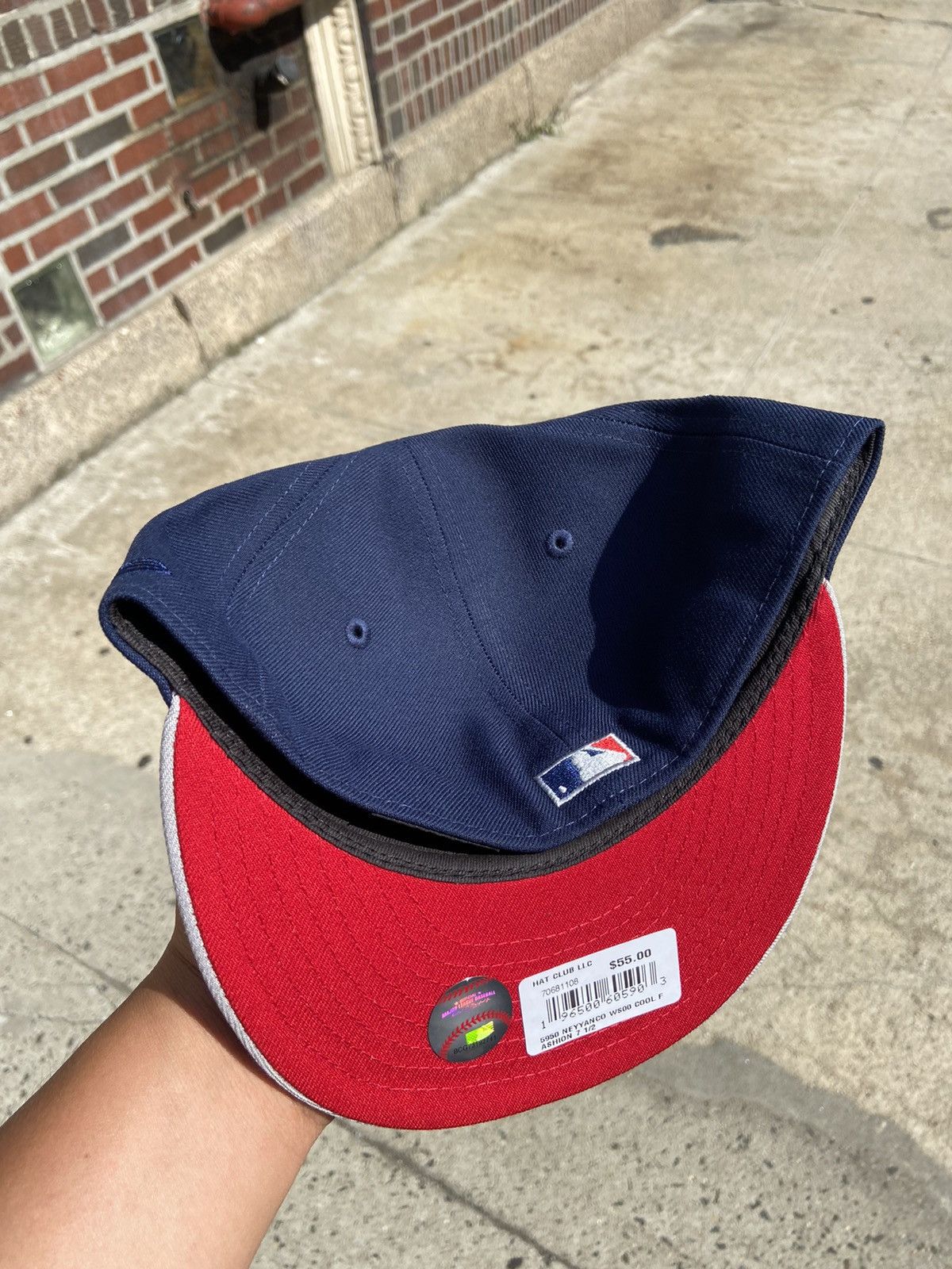 Hat Club × MLB × New Era 7 1/2 New York Yankees Cool Fashion 2 Tone UV Red Hat Club Size ONE SIZE - 3 Thumbnail