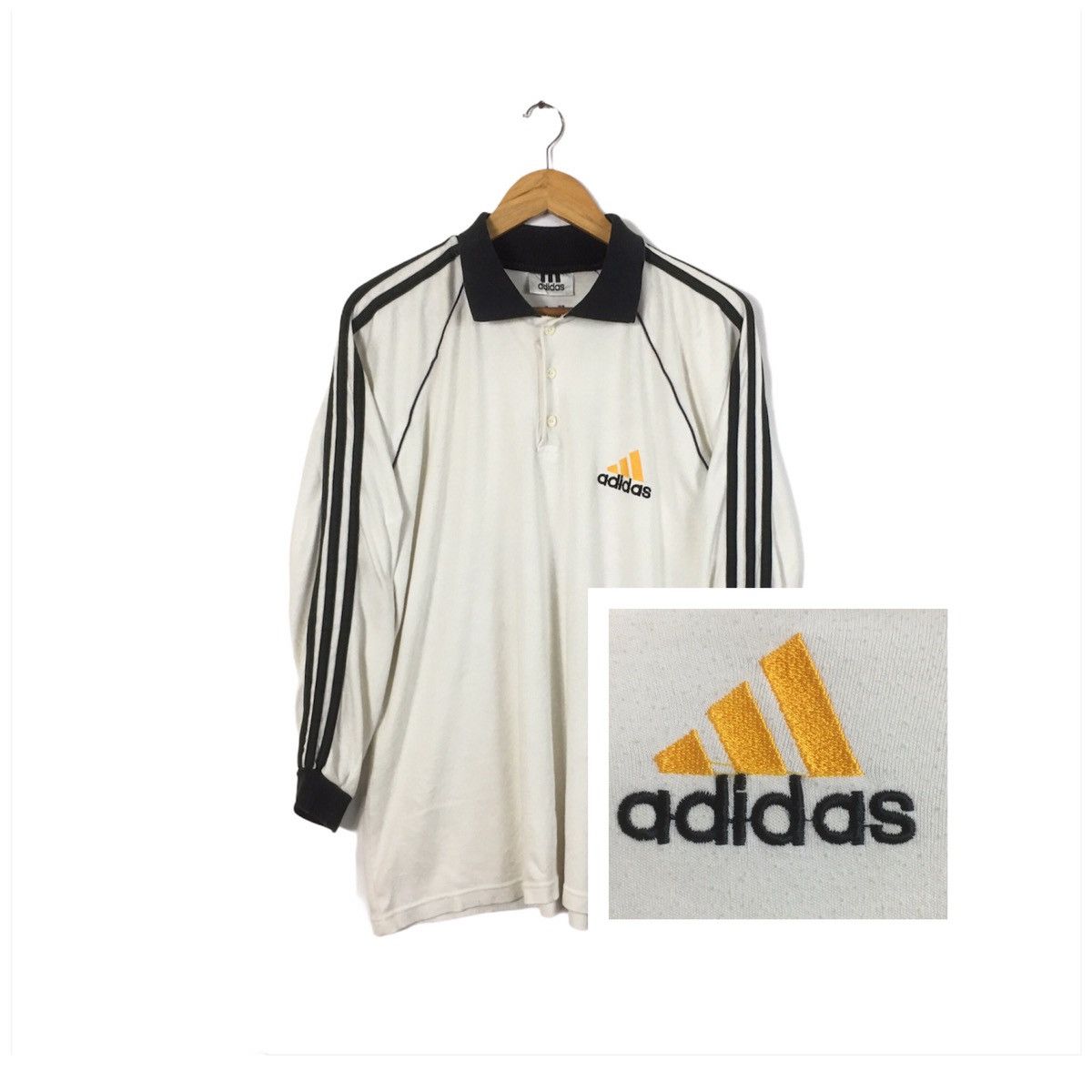 Adidas × Japanese Brand × Vintage Vintage Adidas Sweatshirt AdidasThreeStripes Adidas Trefoil Size US M / EU 48-50 / 2 - 1 Thumbnail