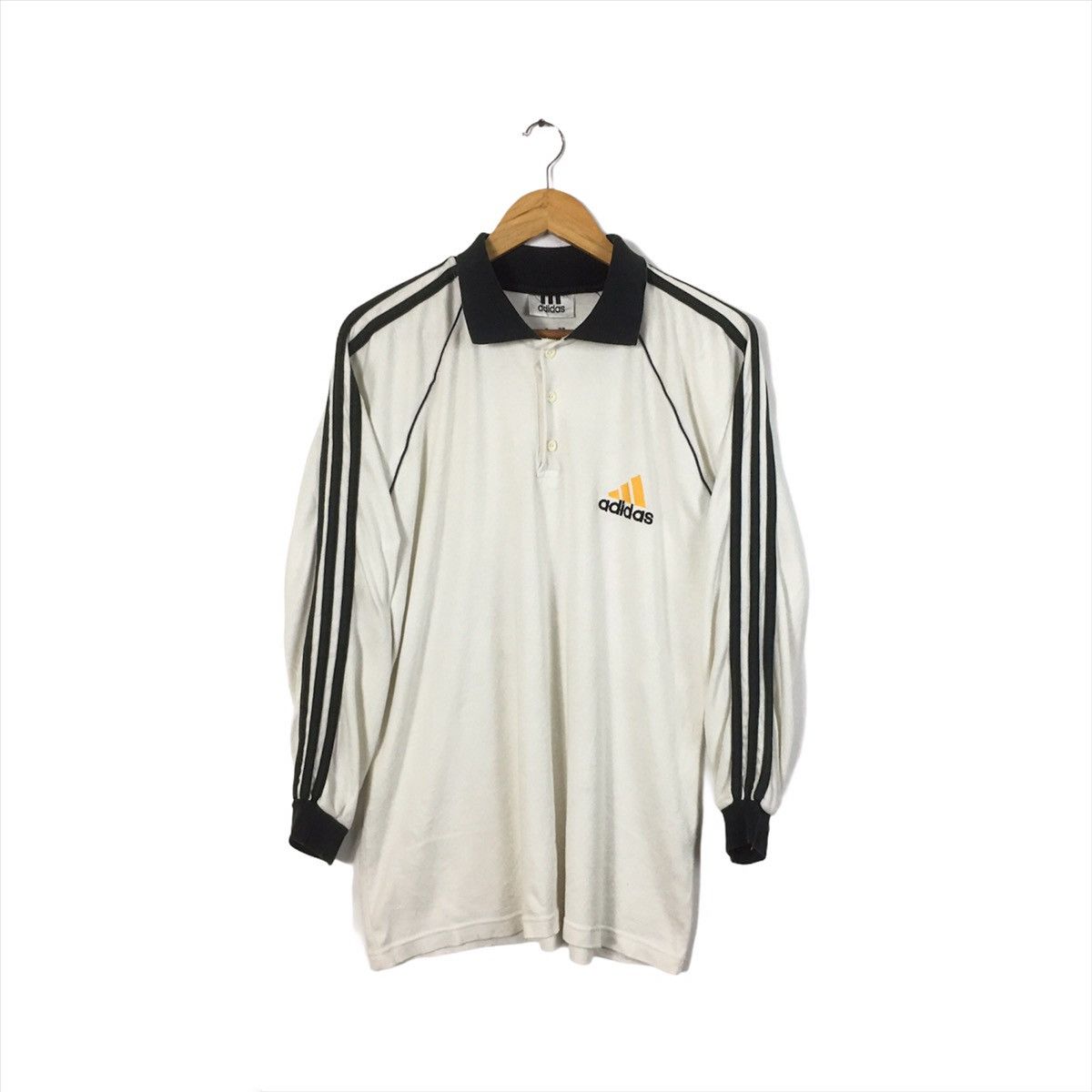Adidas × Japanese Brand × Vintage Vintage Adidas Sweatshirt AdidasThreeStripes Adidas Trefoil Size US M / EU 48-50 / 2 - 2 Thumbnail