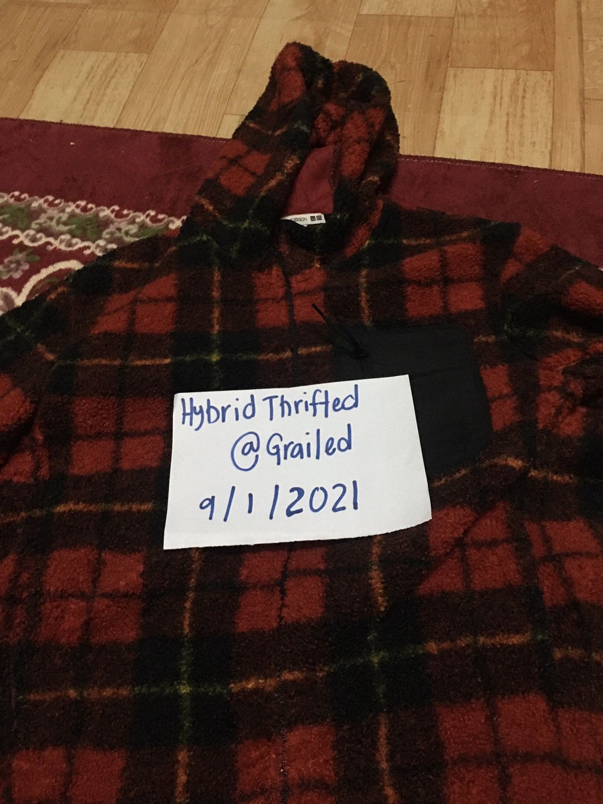 JW Anderson × Uniqlo JW ANDERSON X UNIQLO HOODED FLEECE JACKET Size US L / EU 52-54 / 3 - 16 Thumbnail