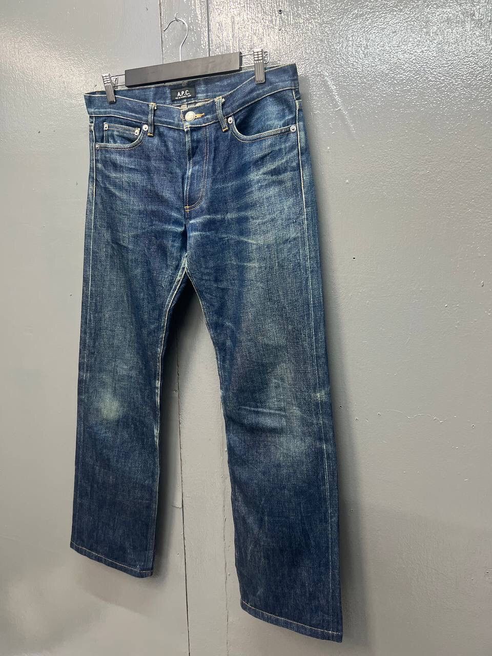 A.P.C. VINTAGE APC SELVEDGE DENIM JEANS Size US 32 / EU 48 - 3 Thumbnail