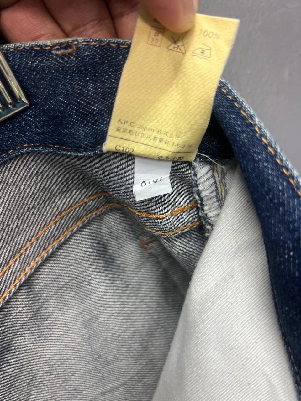 A.P.C. VINTAGE APC SELVEDGE DENIM JEANS Size US 32 / EU 48 - 17 Thumbnail