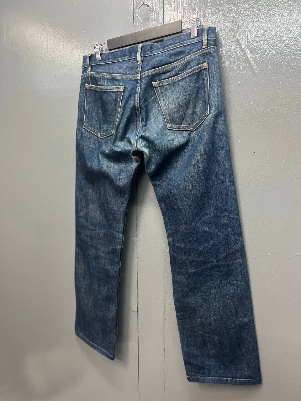 A.P.C. VINTAGE APC SELVEDGE DENIM JEANS Size US 32 / EU 48 - 11 Thumbnail