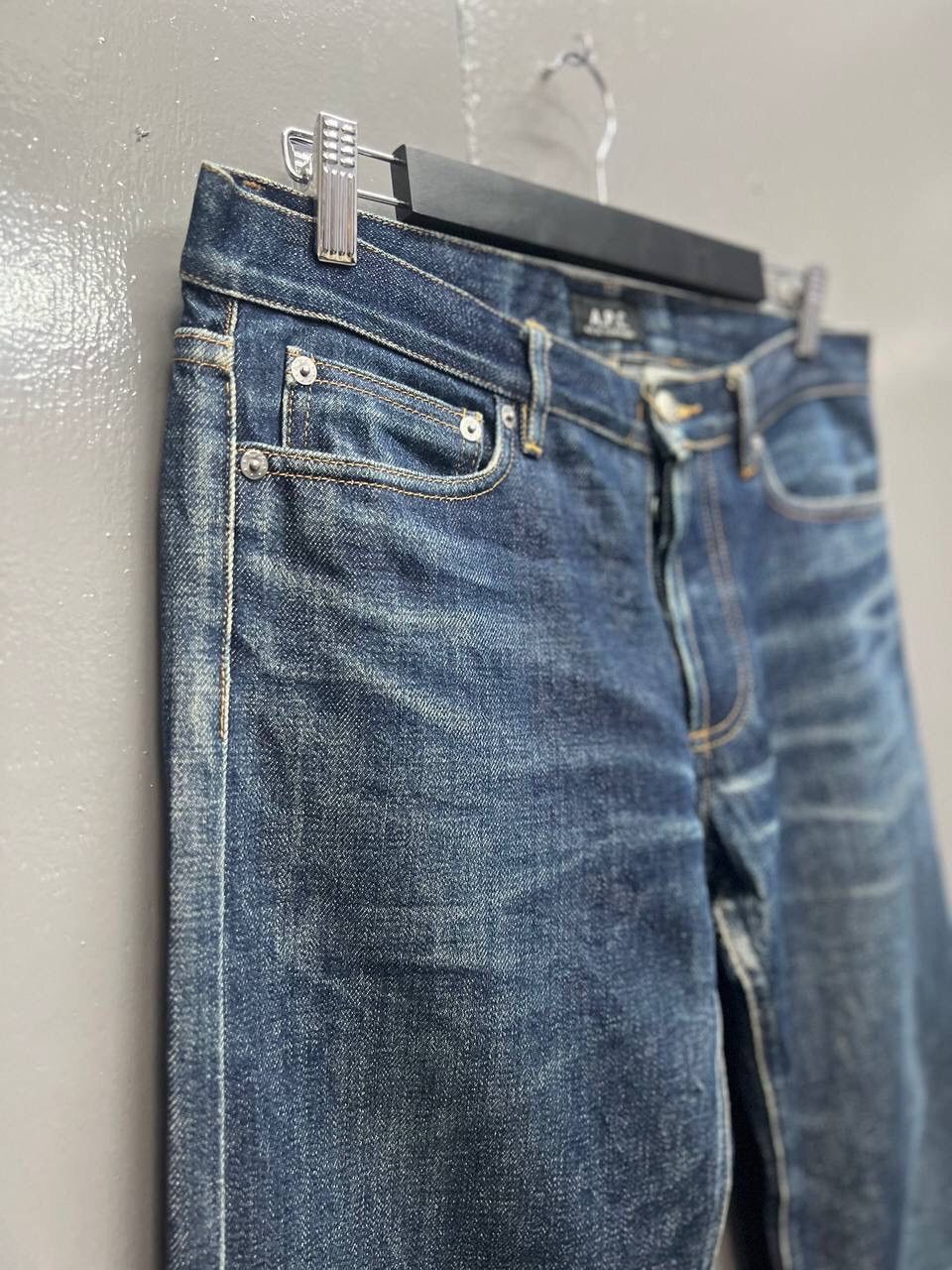 A.P.C. VINTAGE APC SELVEDGE DENIM JEANS Size US 32 / EU 48 - 5 Thumbnail