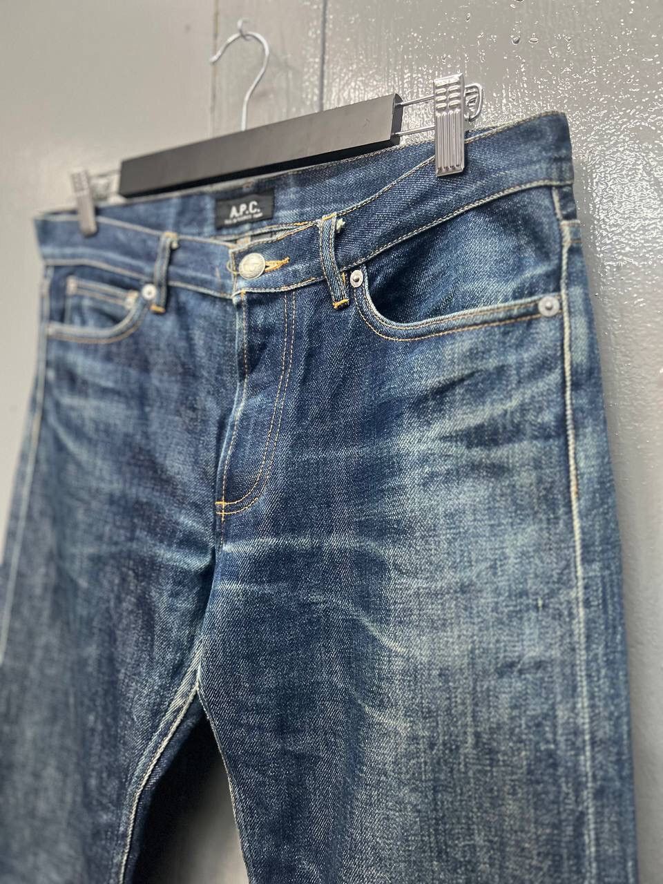 A.P.C. VINTAGE APC SELVEDGE DENIM JEANS Size US 32 / EU 48 - 6 Thumbnail