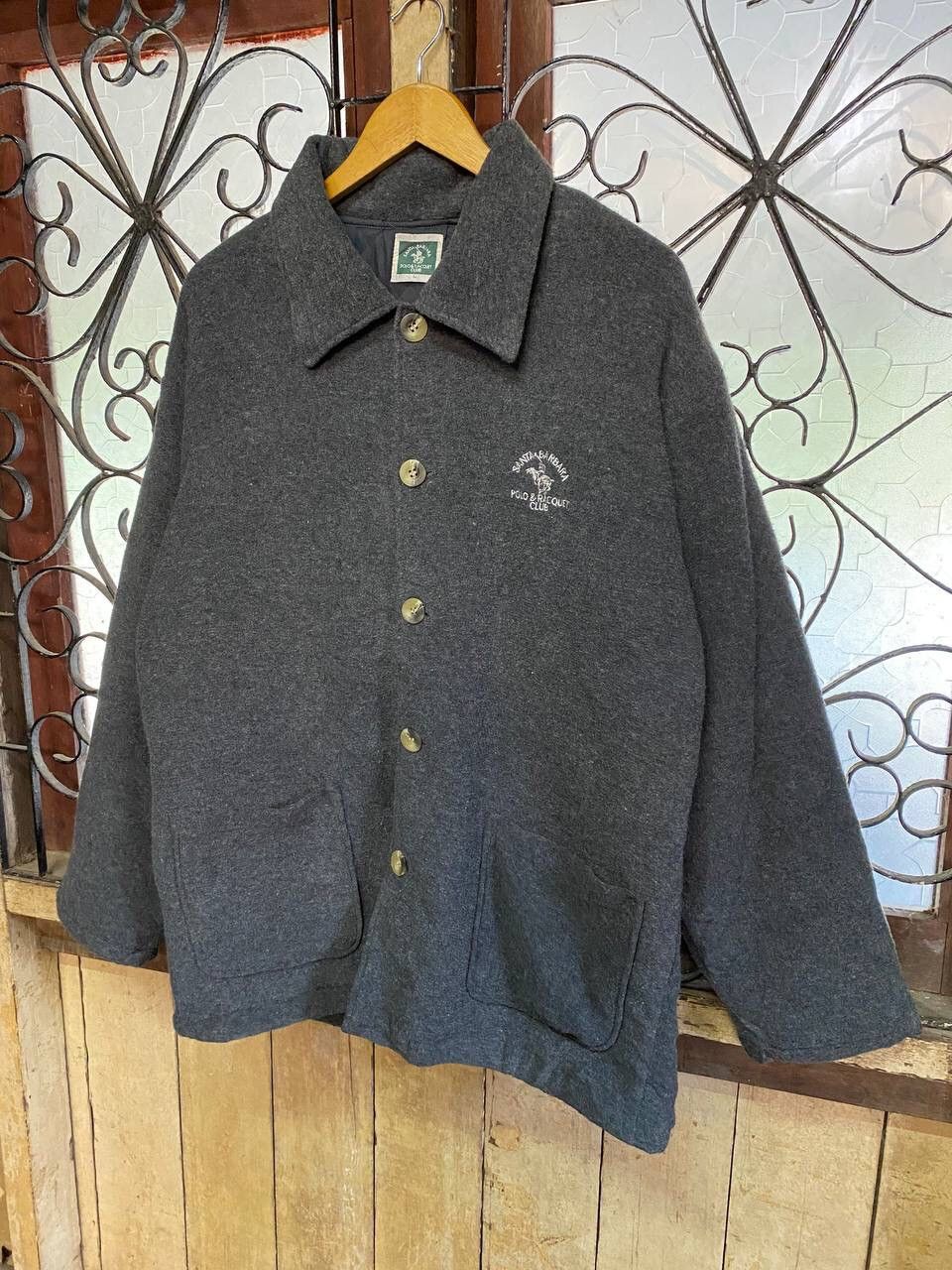 Beverly Hills Polo Club SANTA BARBARA WOOL LONG COAT Size US L / EU 52-54 / 3 - 6 Thumbnail