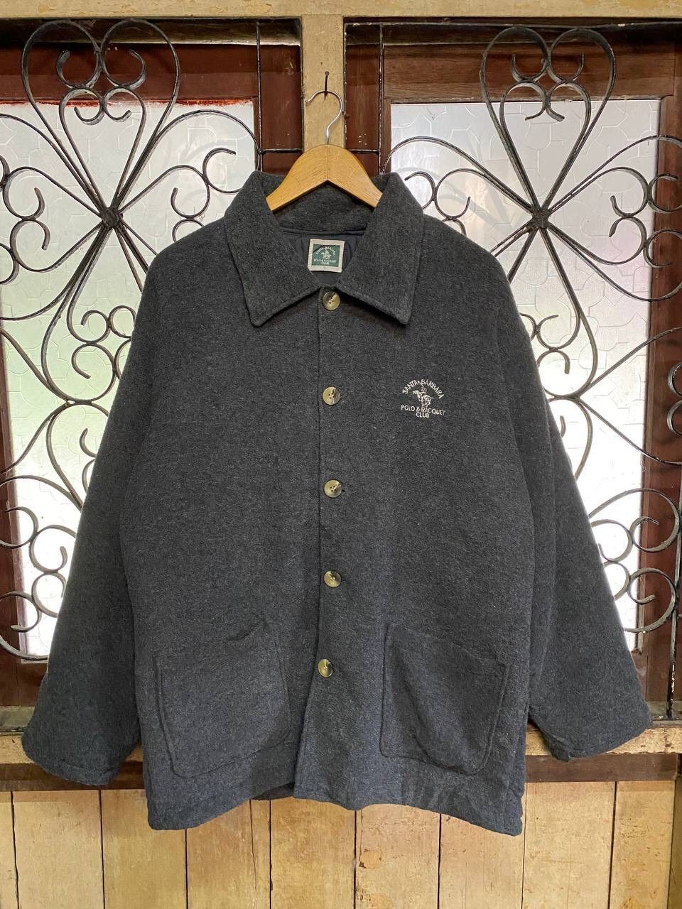 Beverly Hills Polo Club SANTA BARBARA WOOL LONG COAT Size US L / EU 52-54 / 3 - 4 Thumbnail