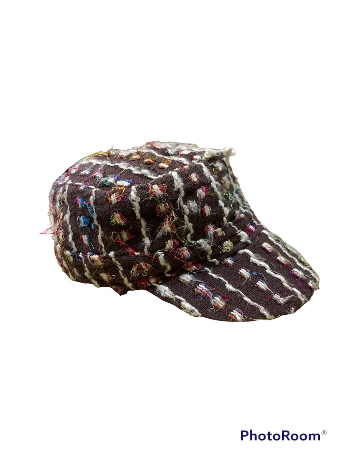 Japanese Brand GLOBAL GROOVE SASHIKO STITCHES PAINTER CAP SIZE 60 Size ONE SIZE - 4 Thumbnail