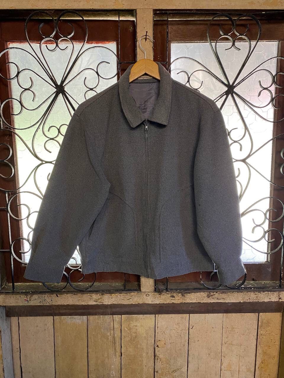Japanese Brand Dragonmore Wool Zip-up Jacket Size US M / EU 48-50 / 2 - 4 Thumbnail