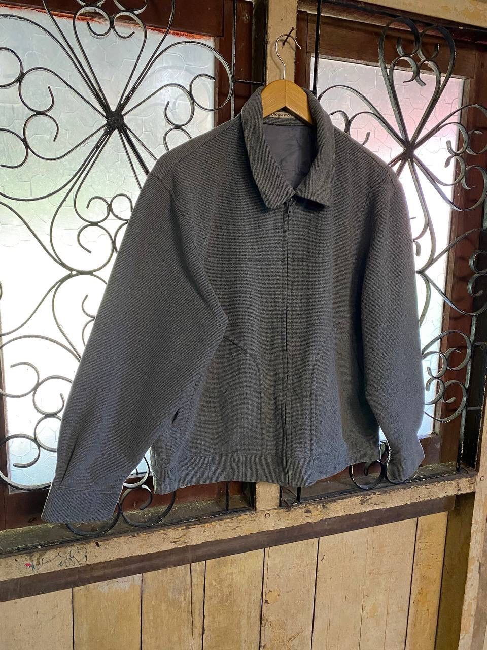 Japanese Brand Dragonmore Wool Zip-up Jacket Size US M / EU 48-50 / 2 - 5 Thumbnail