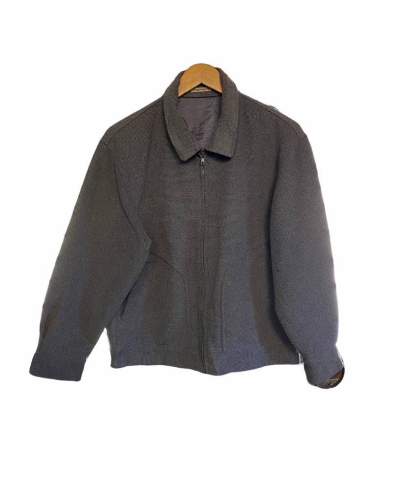 Japanese Brand Dragonmore Wool Zip-up Jacket Size US M / EU 48-50 / 2 - 1 Thumbnail