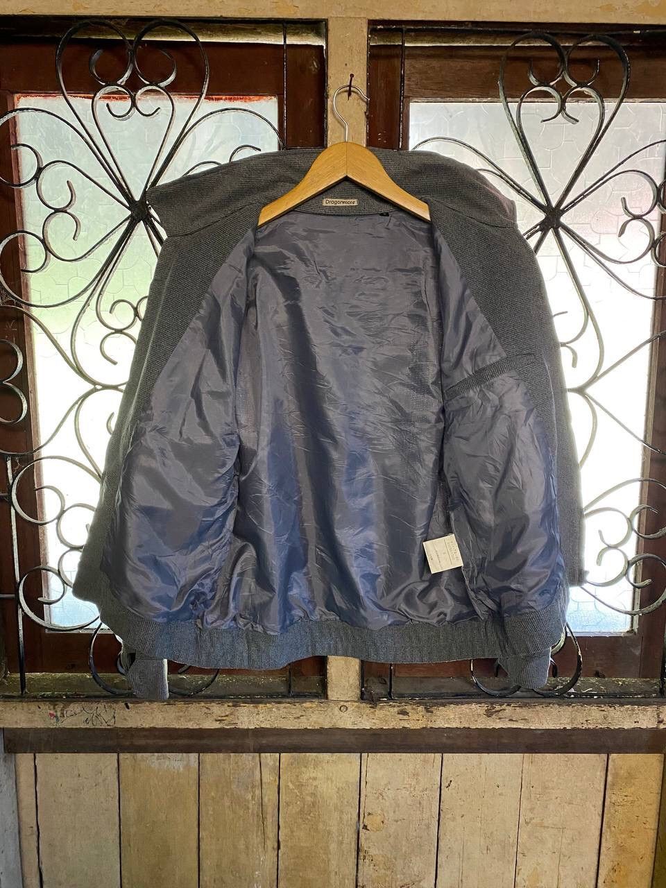 Japanese Brand Dragonmore Wool Zip-up Jacket Size US M / EU 48-50 / 2 - 8 Thumbnail