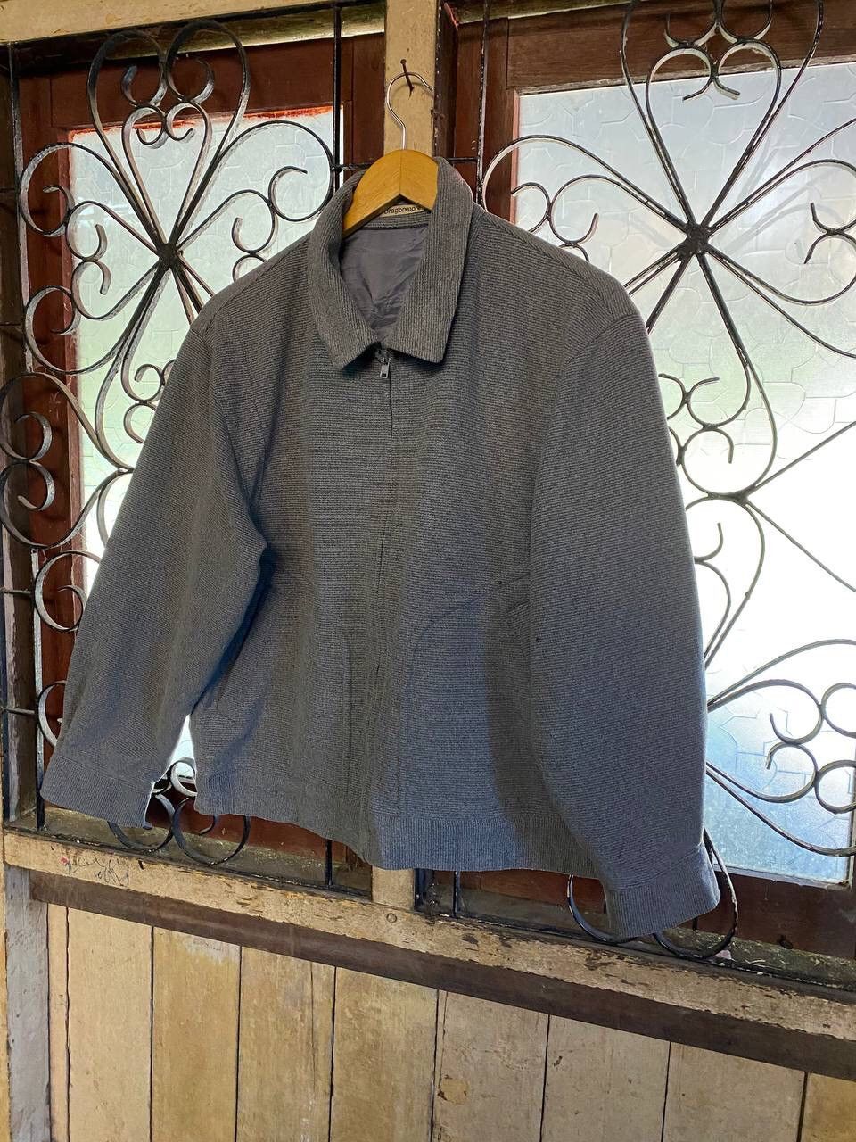 Japanese Brand Dragonmore Wool Zip-up Jacket Size US M / EU 48-50 / 2 - 3 Thumbnail