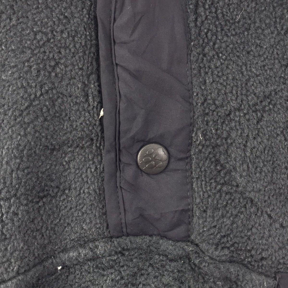 Jack Wolfskin JACK WOLFSKIN Retro Sherpa Black Fleece Sweatshirt Size US L / EU 52-54 / 3 - 3 Thumbnail