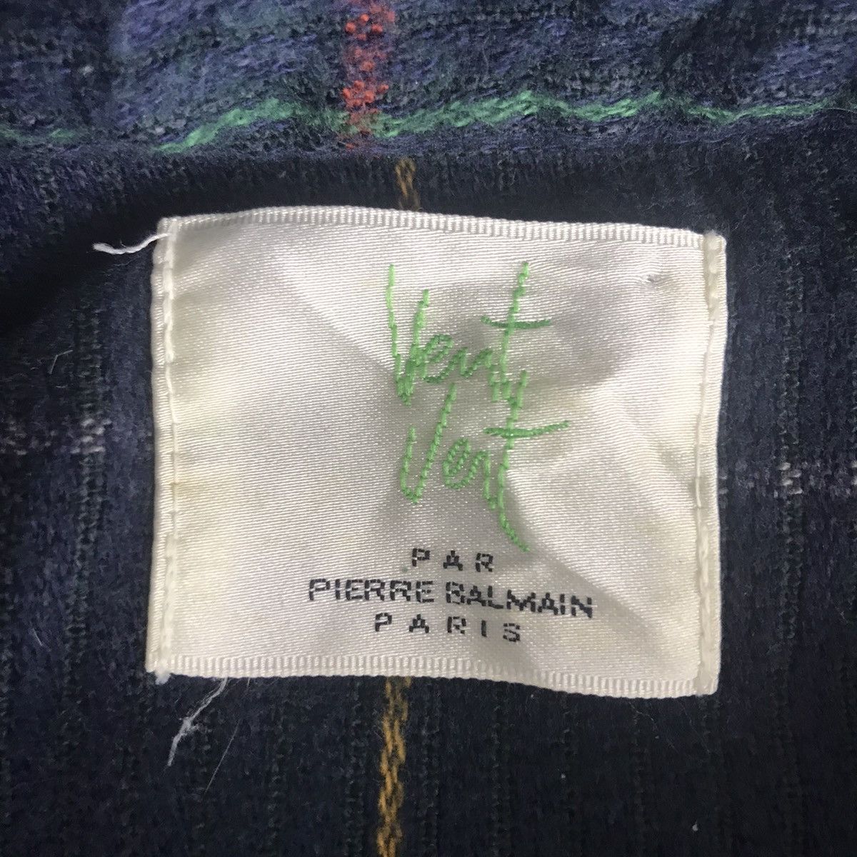 Pierre Balmain Vintage PIERRE BALMAIN PARIS Brand Designer Check Button Up Size US L / EU 52-54 / 3 - 4 Thumbnail