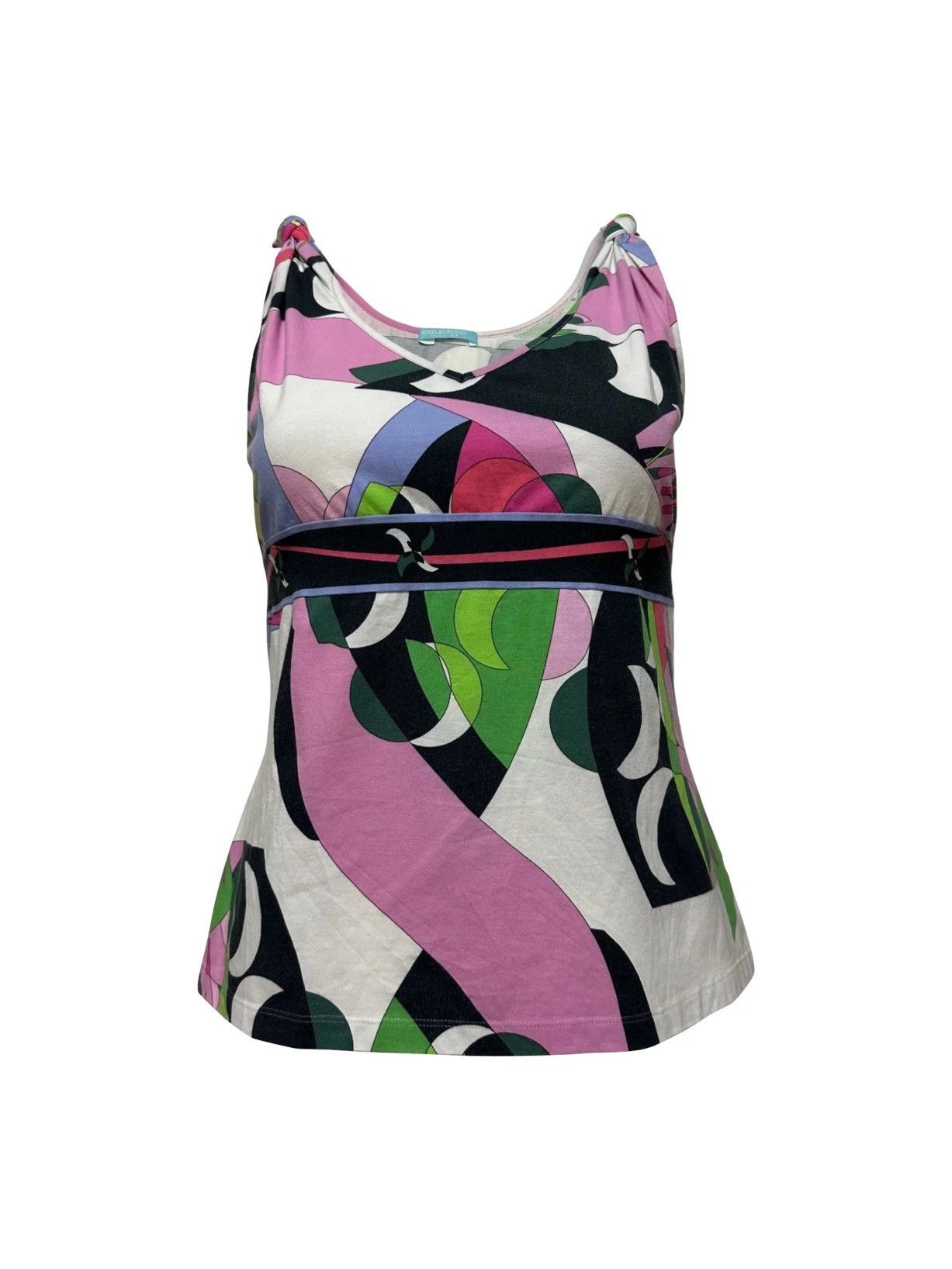 Emilio Pucci EMILIO PUCCI Spring Summer 2006 Tank Top Size XS / US 0-2 / IT 36-38 - 1 Thumbnail