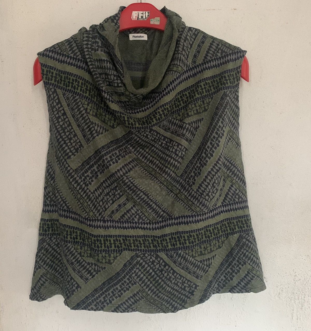 Issey Miyake VINTAGE ISSEY MIYAKE CROP TOP SHIRT SLEEVELESS Size L / US 10 / IT 46 - 2 Thumbnail