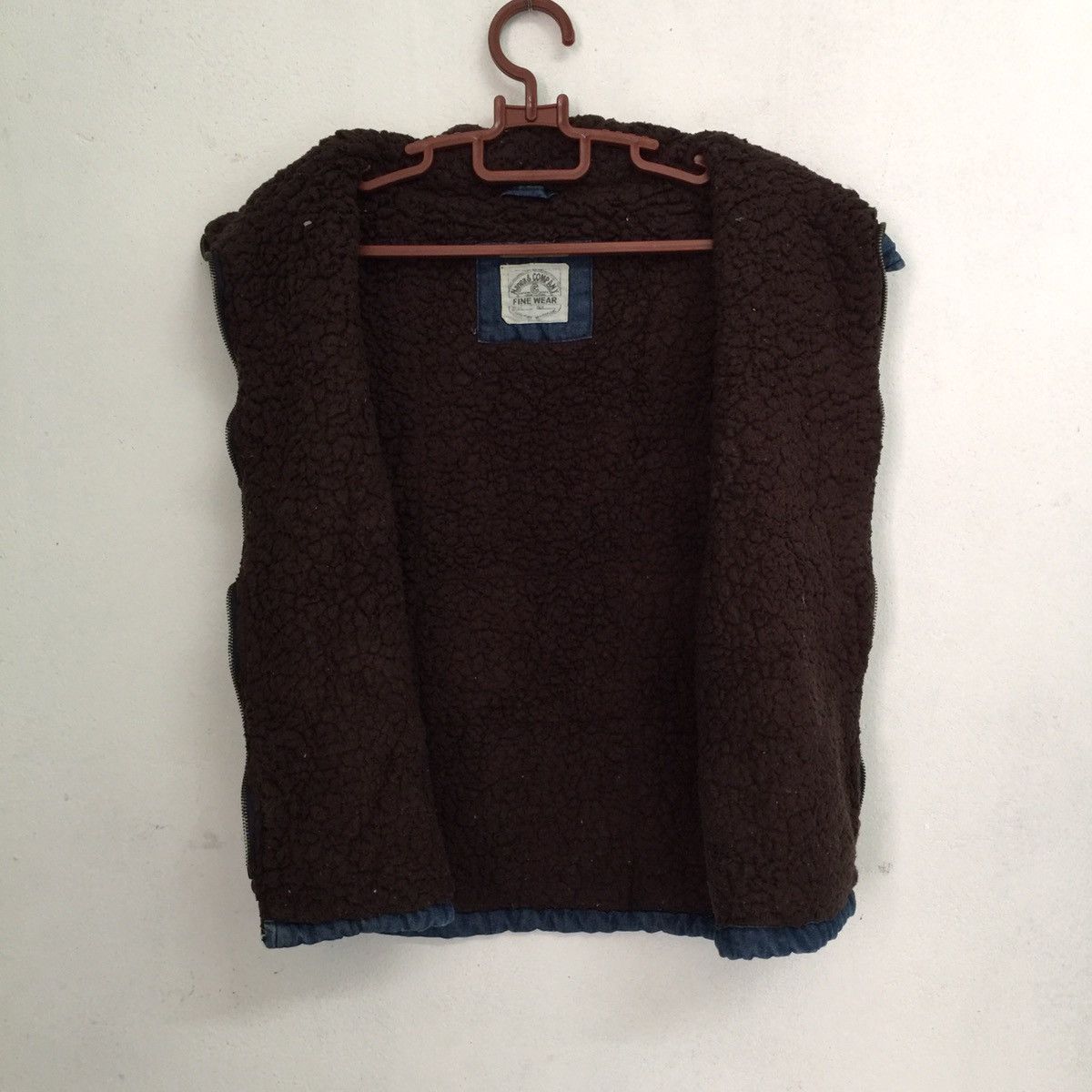 Japanese Brand Fine wear fleece denim vest Size US M / EU 48-50 / 2 - 6 Thumbnail