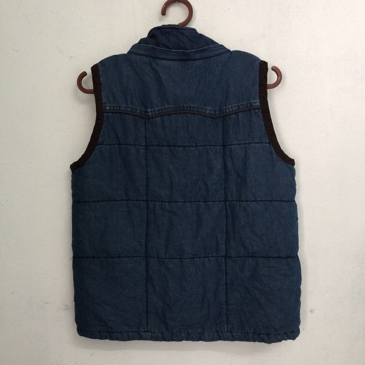 Japanese Brand Fine wear fleece denim vest Size US M / EU 48-50 / 2 - 5 Thumbnail