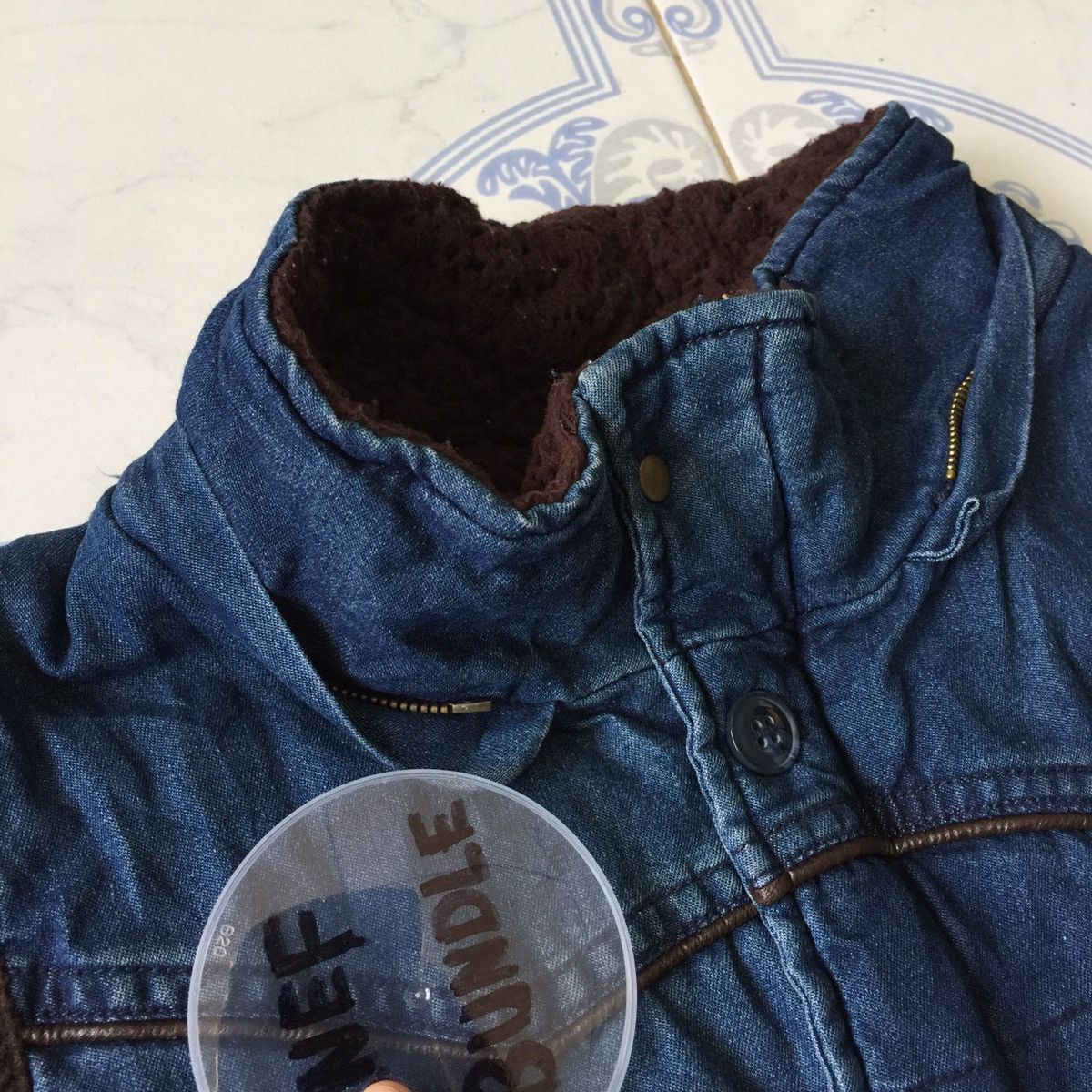 Japanese Brand Fine wear fleece denim vest Size US M / EU 48-50 / 2 - 15 Thumbnail