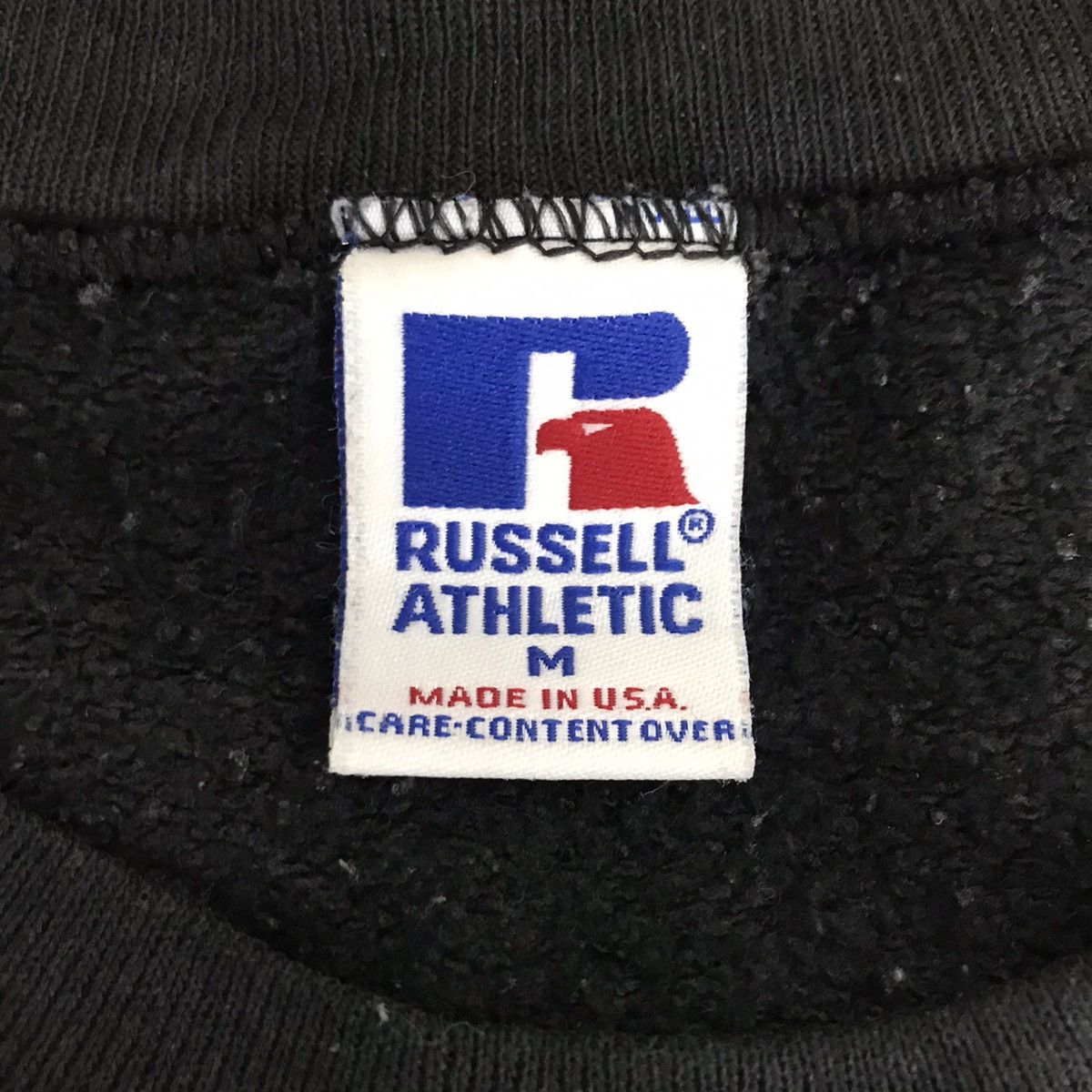 Russell Athletic Vintage RUSSELL ATHLETIC USA Big Print Sport BlackSweatshirt Size US M / EU 48-50 / 2 - 5 Thumbnail