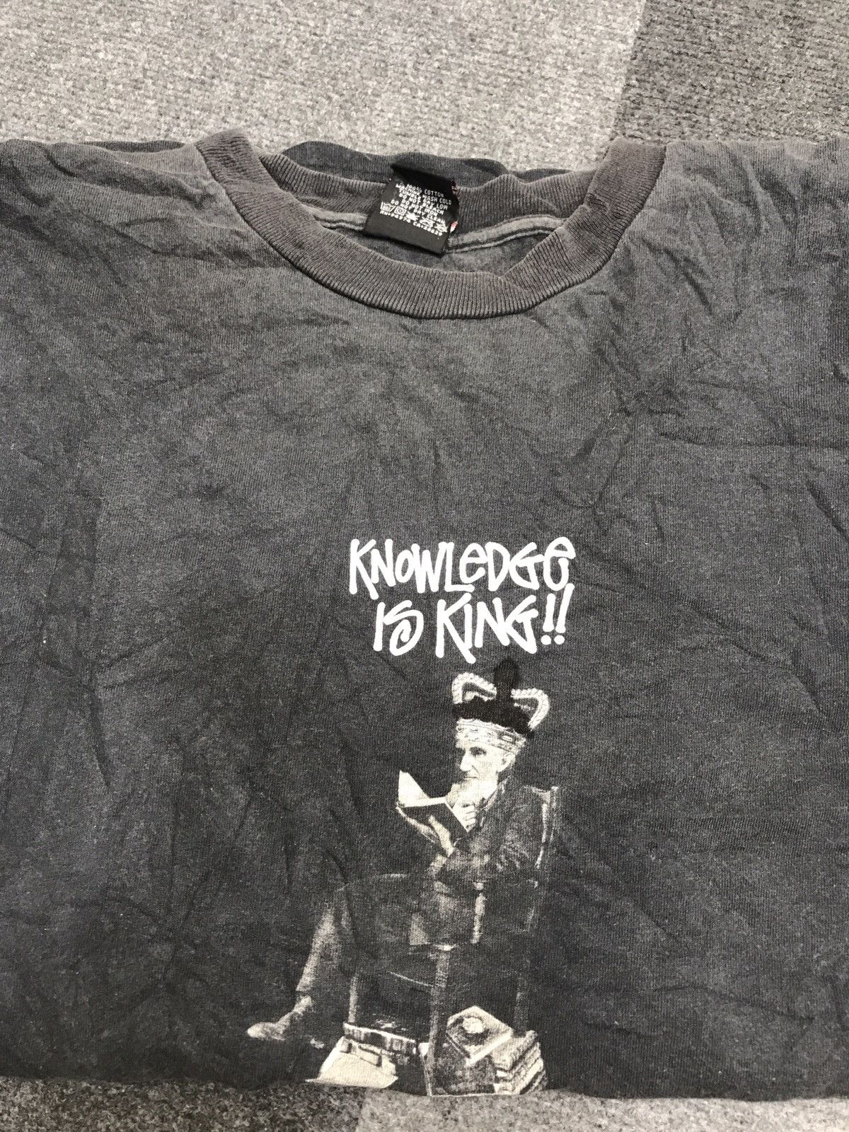 Stussy Very Rare Archival Iconic Stussy "Knowledge Is King" Shirt Size US L / EU 52-54 / 3 - 12 Thumbnail