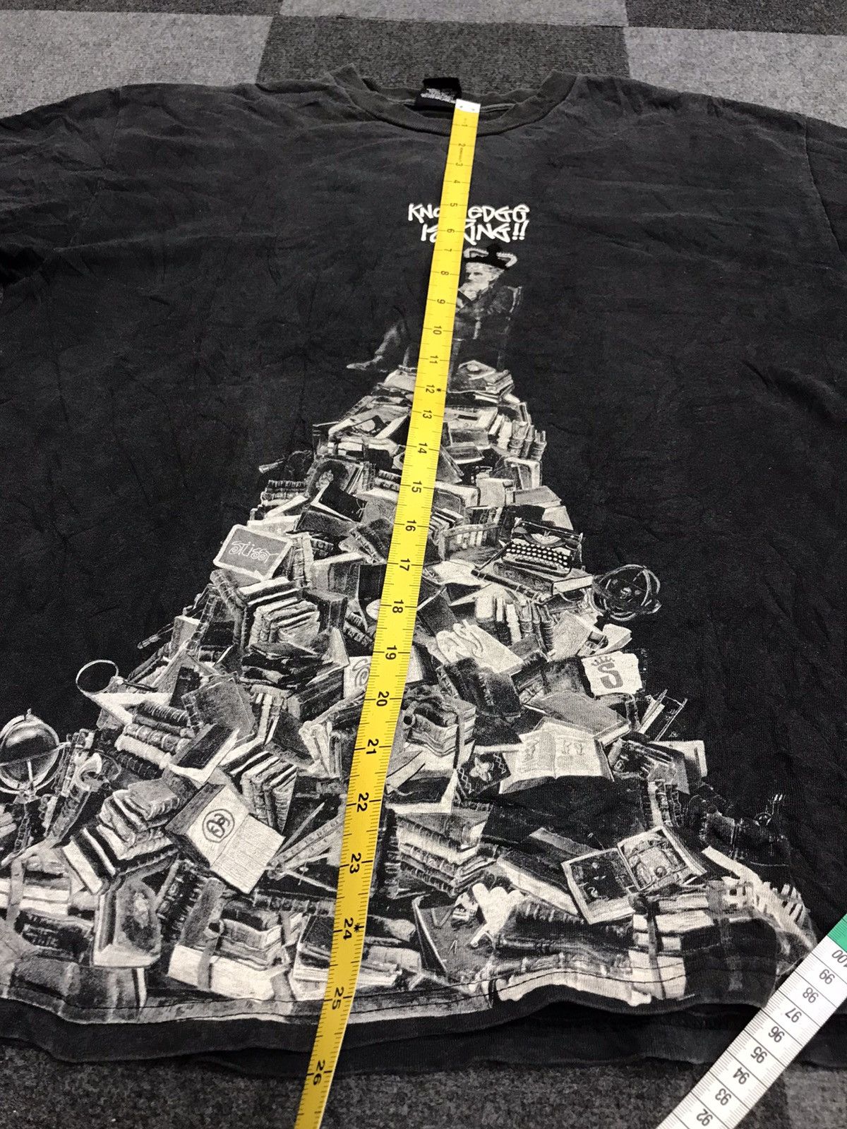 Stussy Very Rare Archival Iconic Stussy "Knowledge Is King" Shirt Size US L / EU 52-54 / 3 - 8 Thumbnail