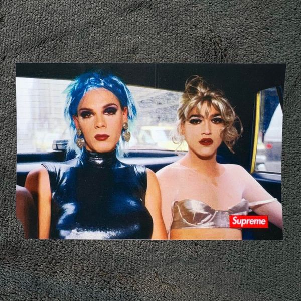 Supreme nan hot sale goldin sticker