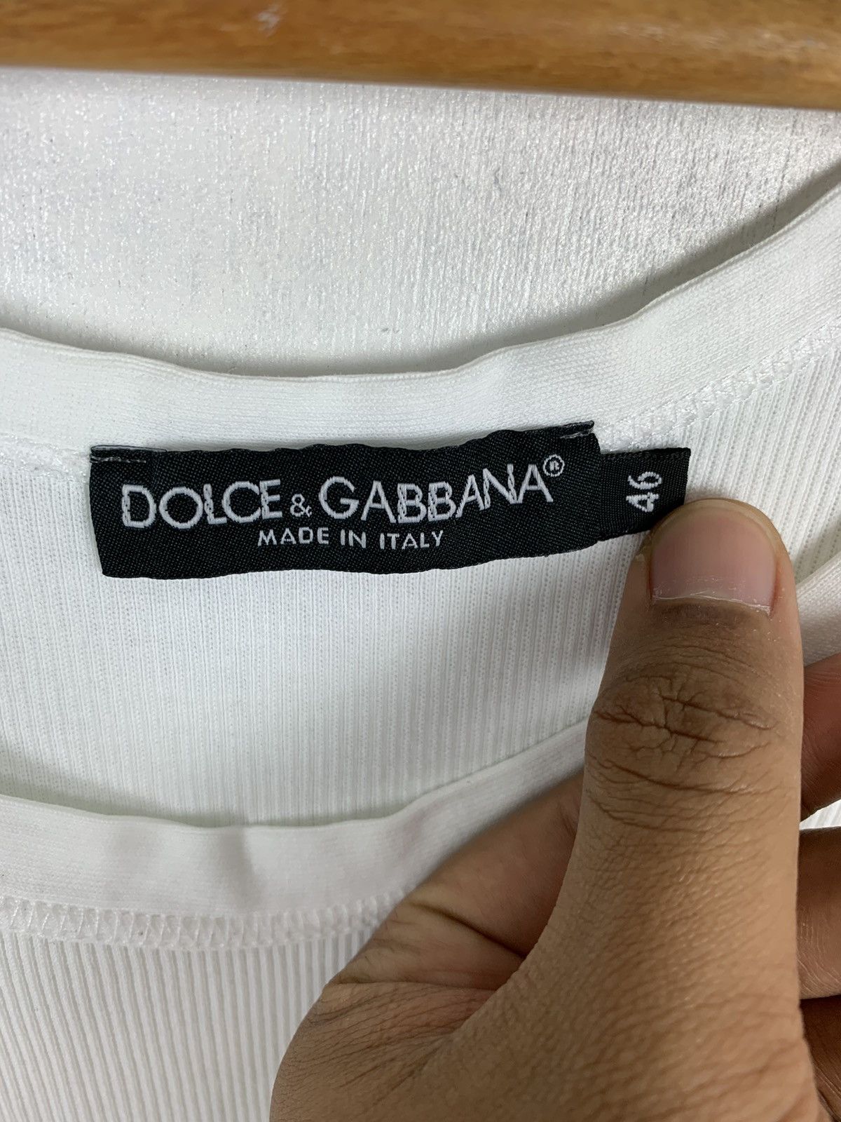 Dolce & Gabbana Dolce Gabbana Tank Top White Size 46 Size L / US 10 / IT 46 - 3 Thumbnail