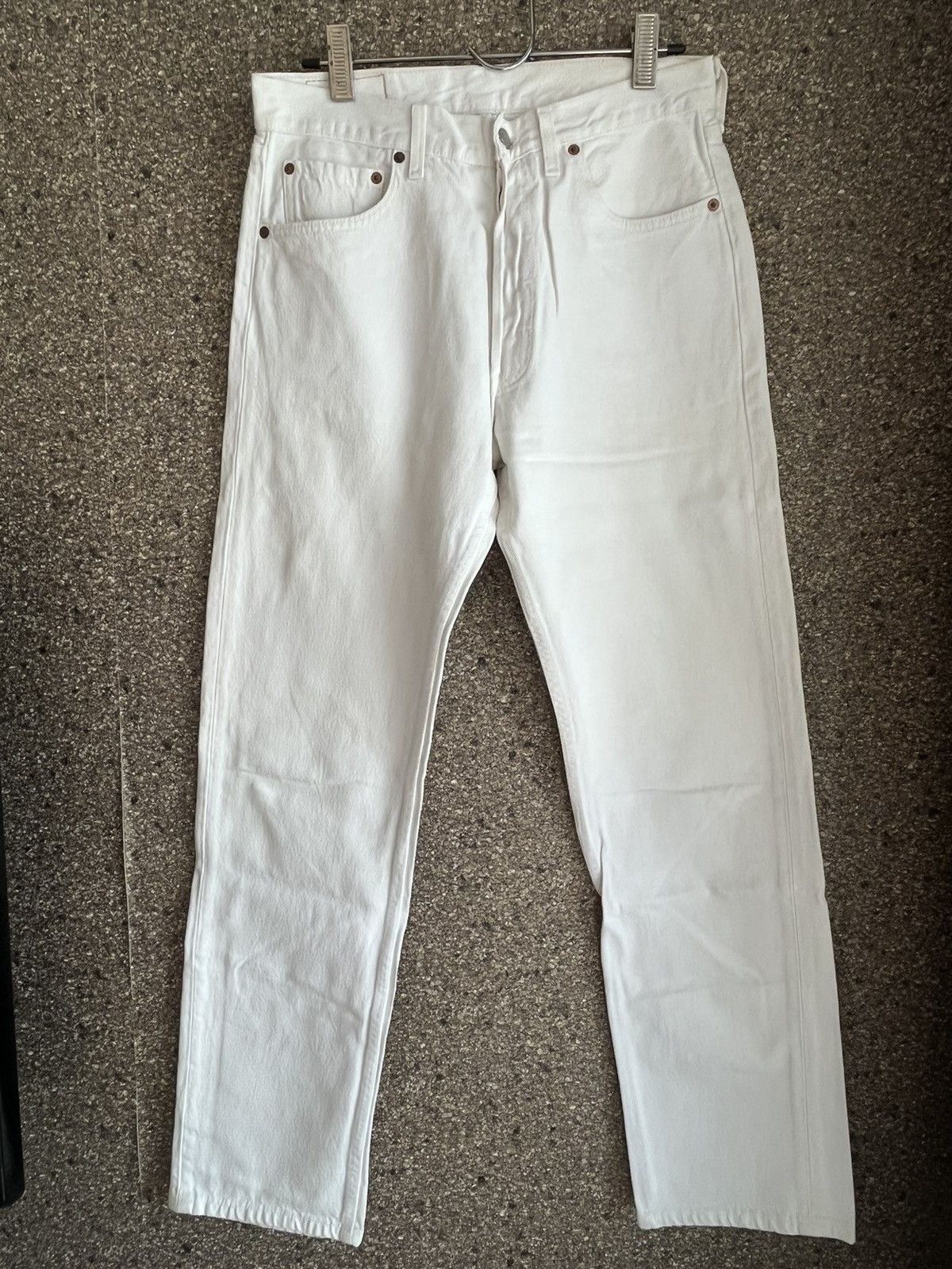 image of Distressed Denim x Levis Ft51 in White, Men's (Size 31)