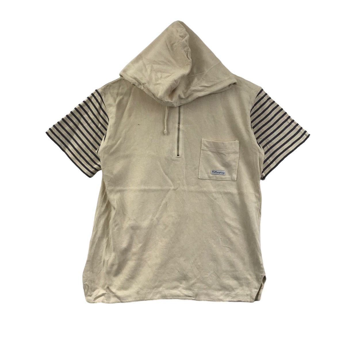 C.P. Company CP COMPANY ITALY Navu Sailor Back Hit Short Sleeve Hoodie Size US XS / EU 42 / 0 - 2 Thumbnail