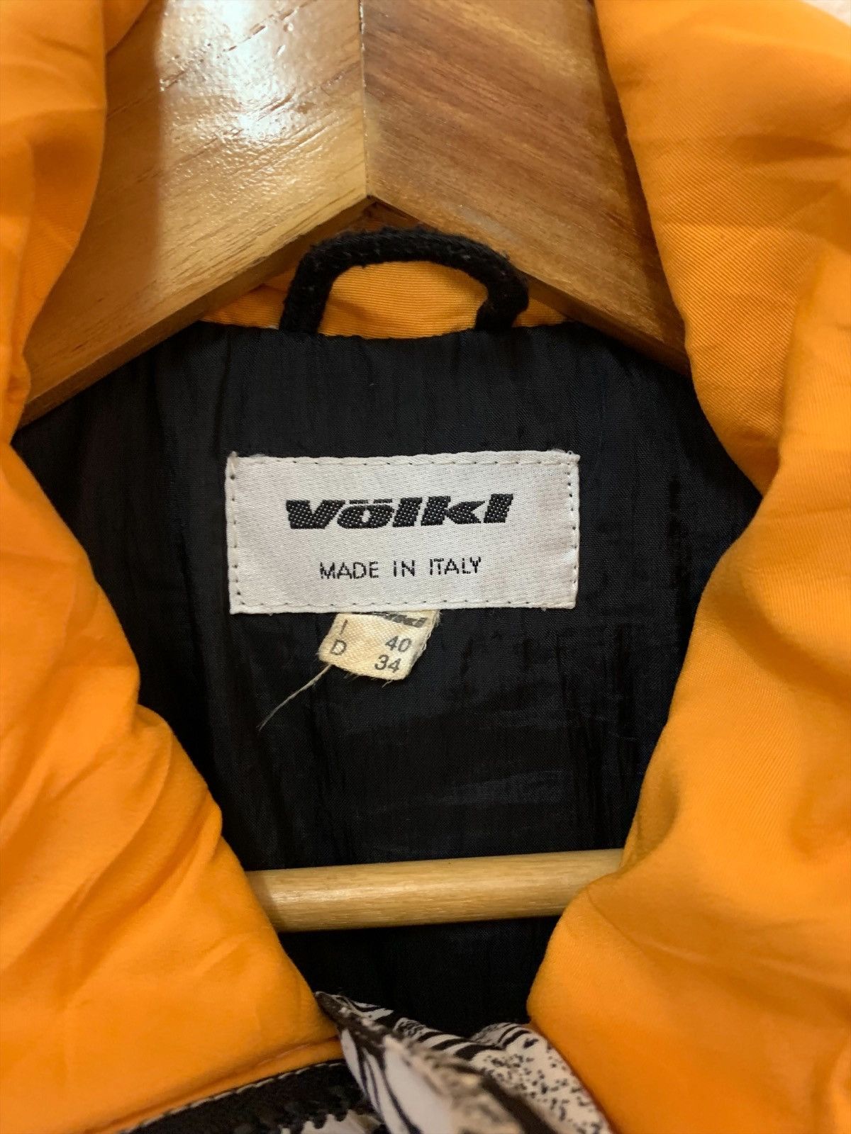 Vintage 80s völkl skiwear overall jacket made in italy Size US 31 - 4 Thumbnail