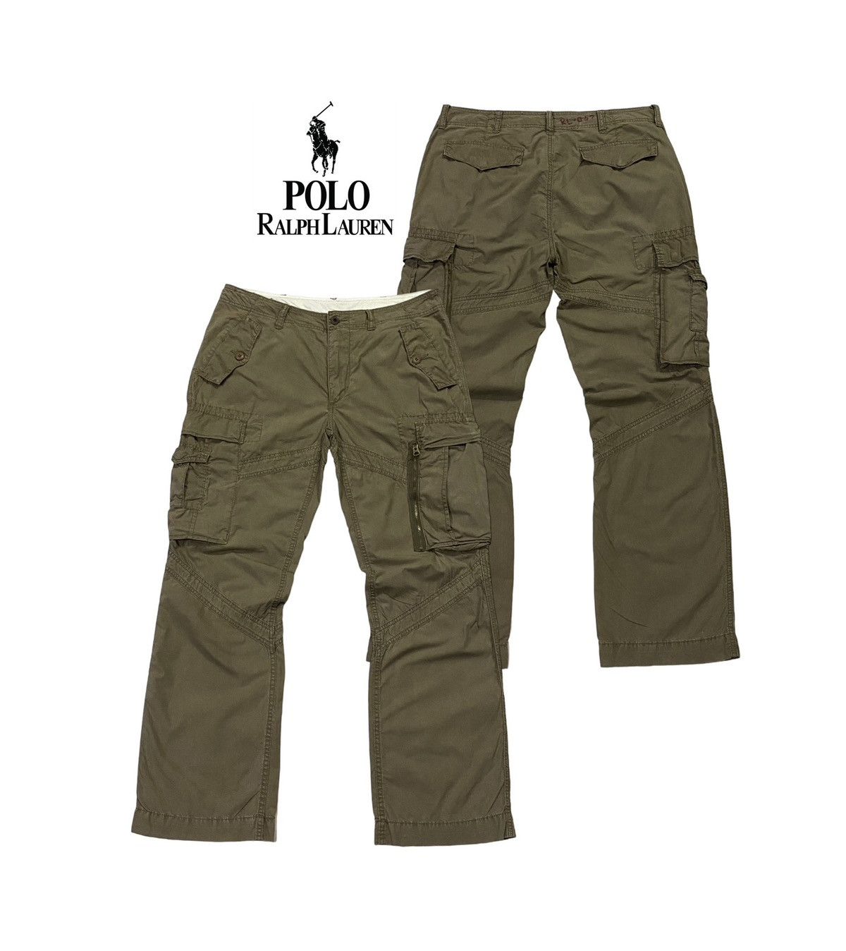 Polo Ralph Lauren × Ralph Lauren Vintage Polo By Ralph Lauren RL67 Tactical Cargo Pants Size US 33 - 1 Thumbnail