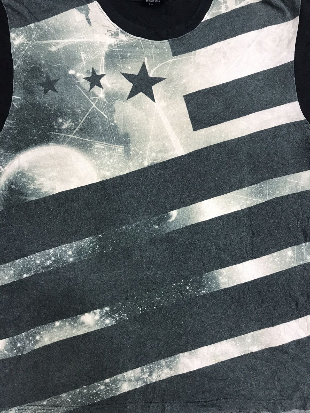 Japanese Brand 24 KARATS Japan Streetwear All Over Spell Out Print Shirt Size US L / EU 52-54 / 3 - 7 Thumbnail